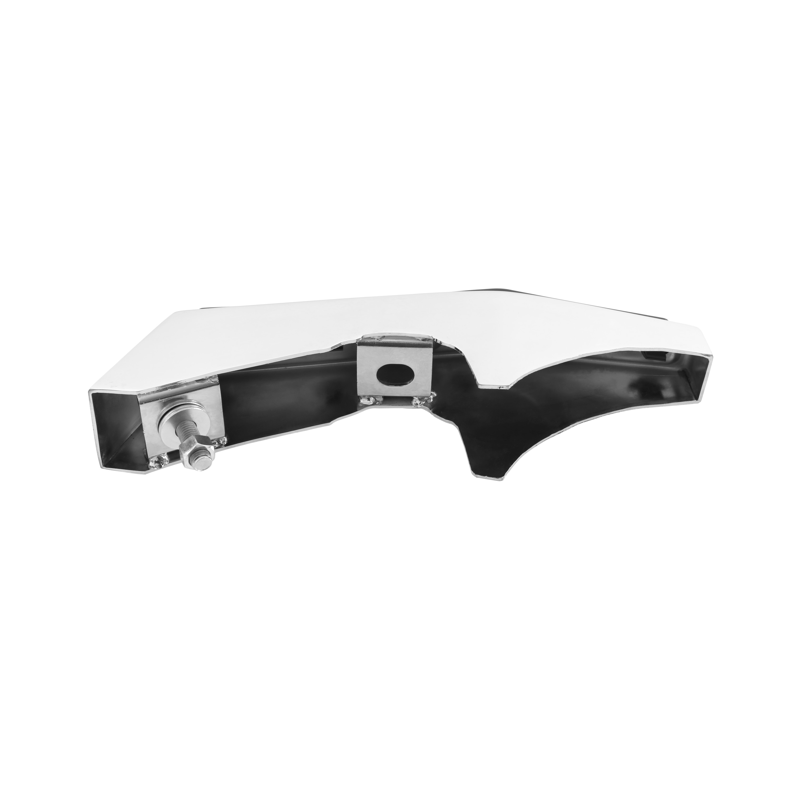 Brothers Trucks Bumper Guard - Front - Chrome/Black - Left - Each - Image 2