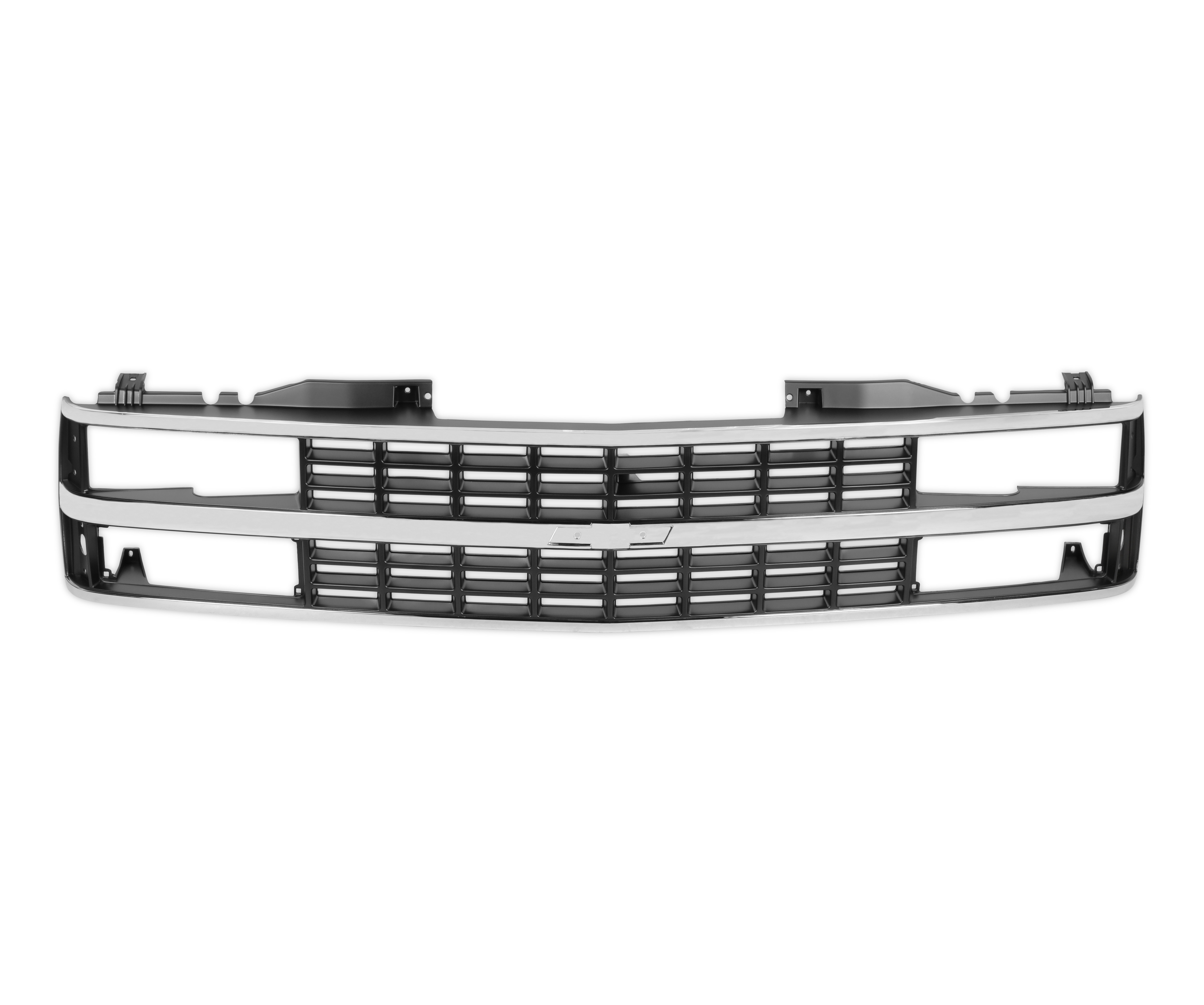 Brothers Trucks Chevy Grille - Dual Headlight - Chrome/Charcoal