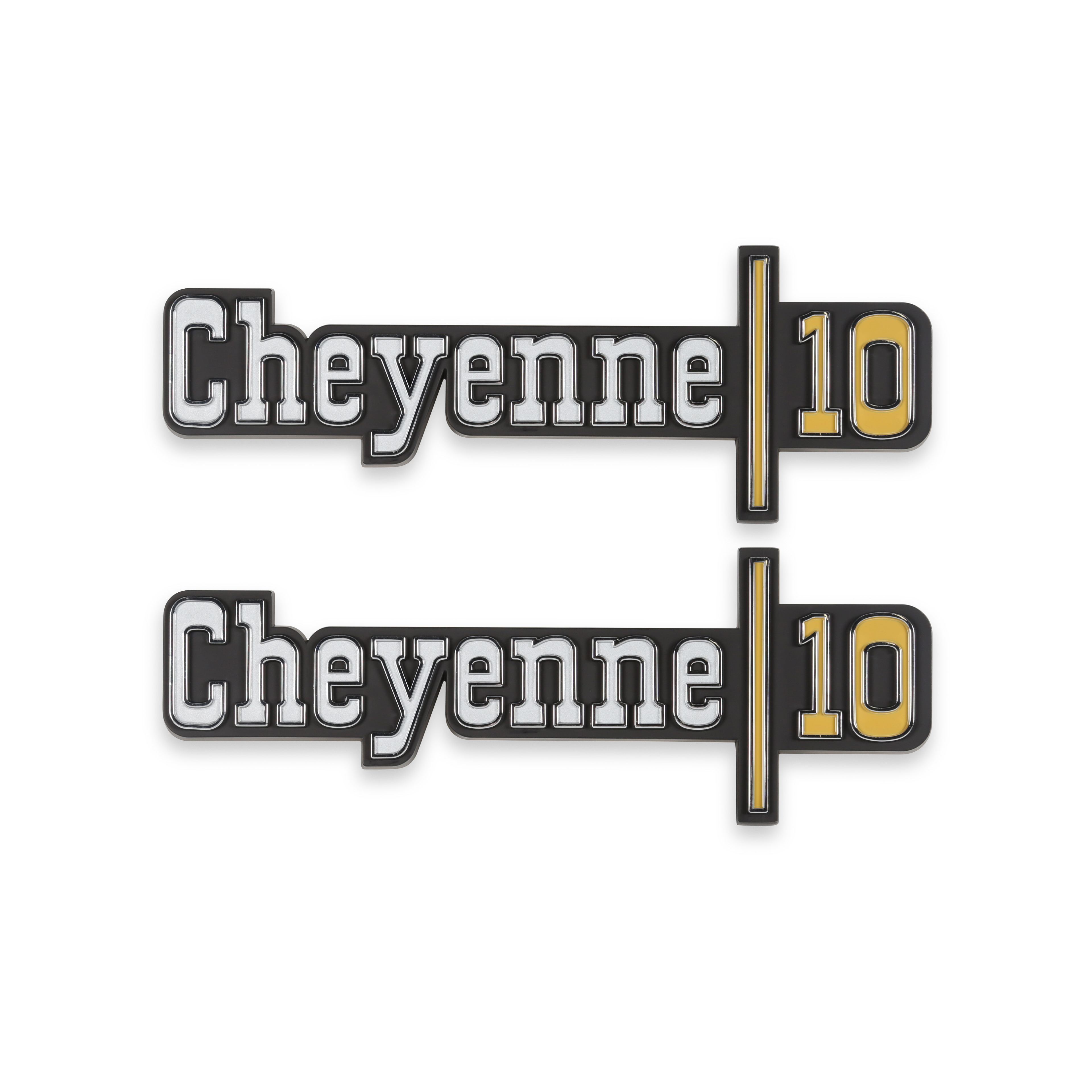 BROTHERS Trucks C/K Fender Badge Pair - Cheyenne 10