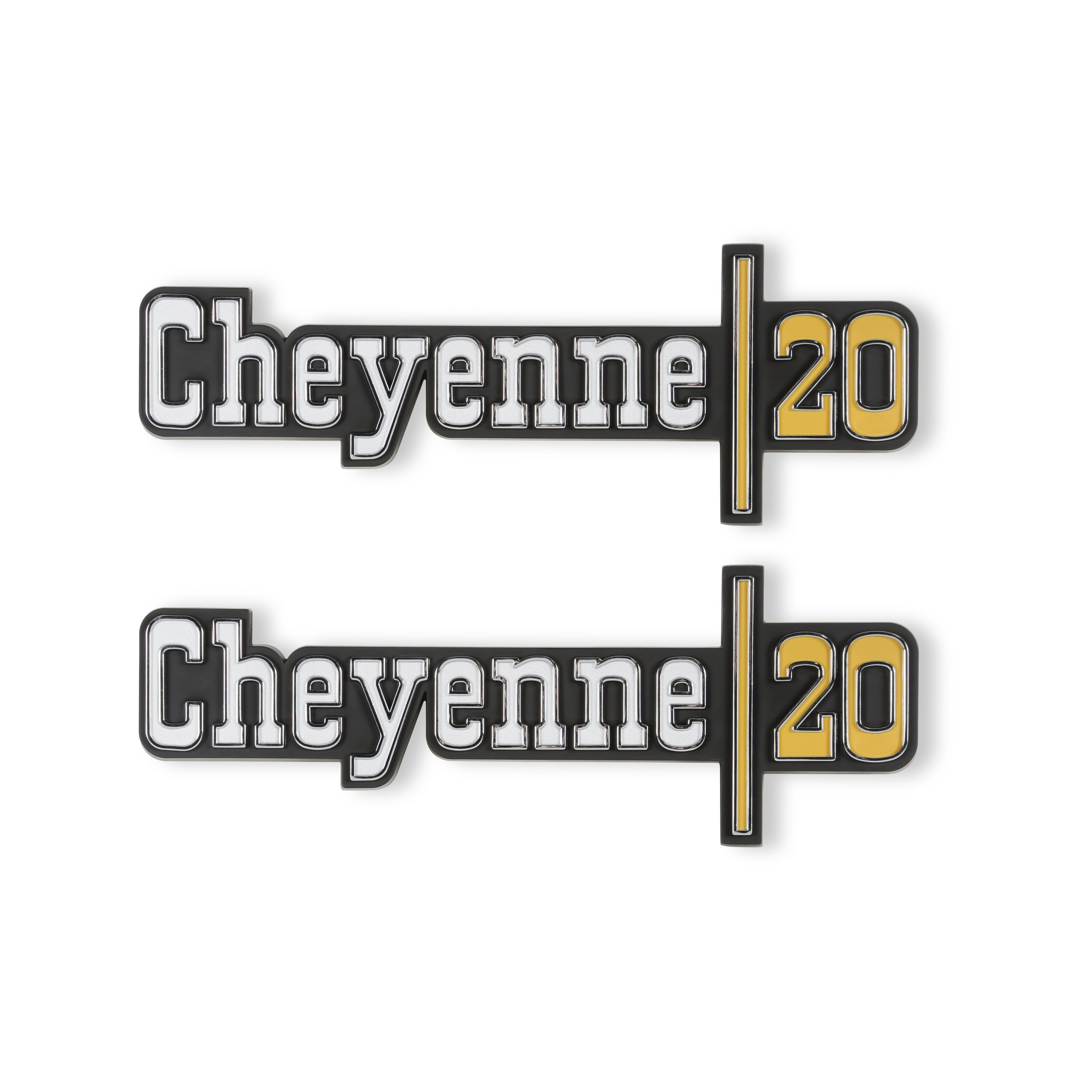 BROTHERS Trucks C/K Fender Badge Pair - Cheyenne 20