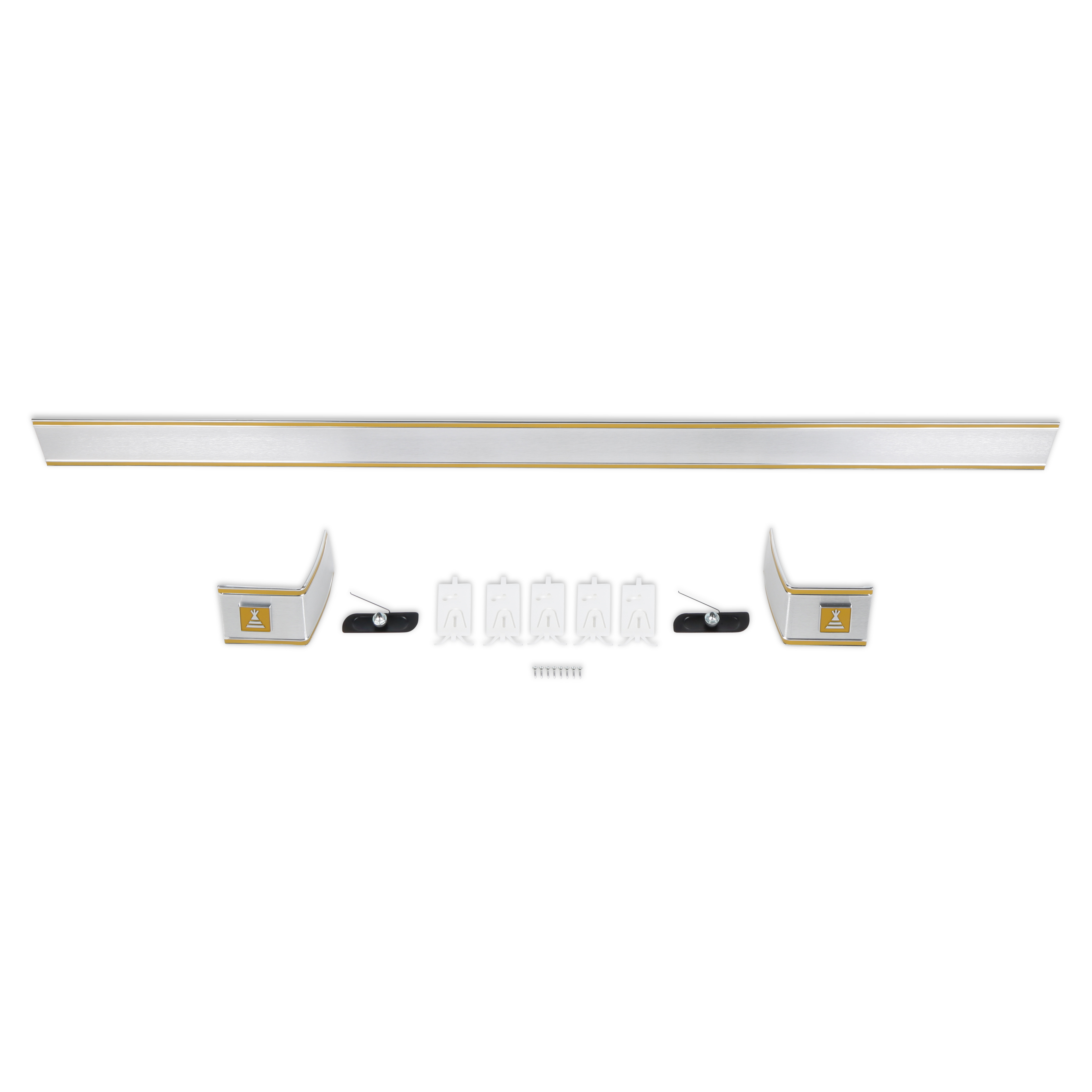 Brothers Trucks  Cab Moldings - Rear - 3-Piece Set