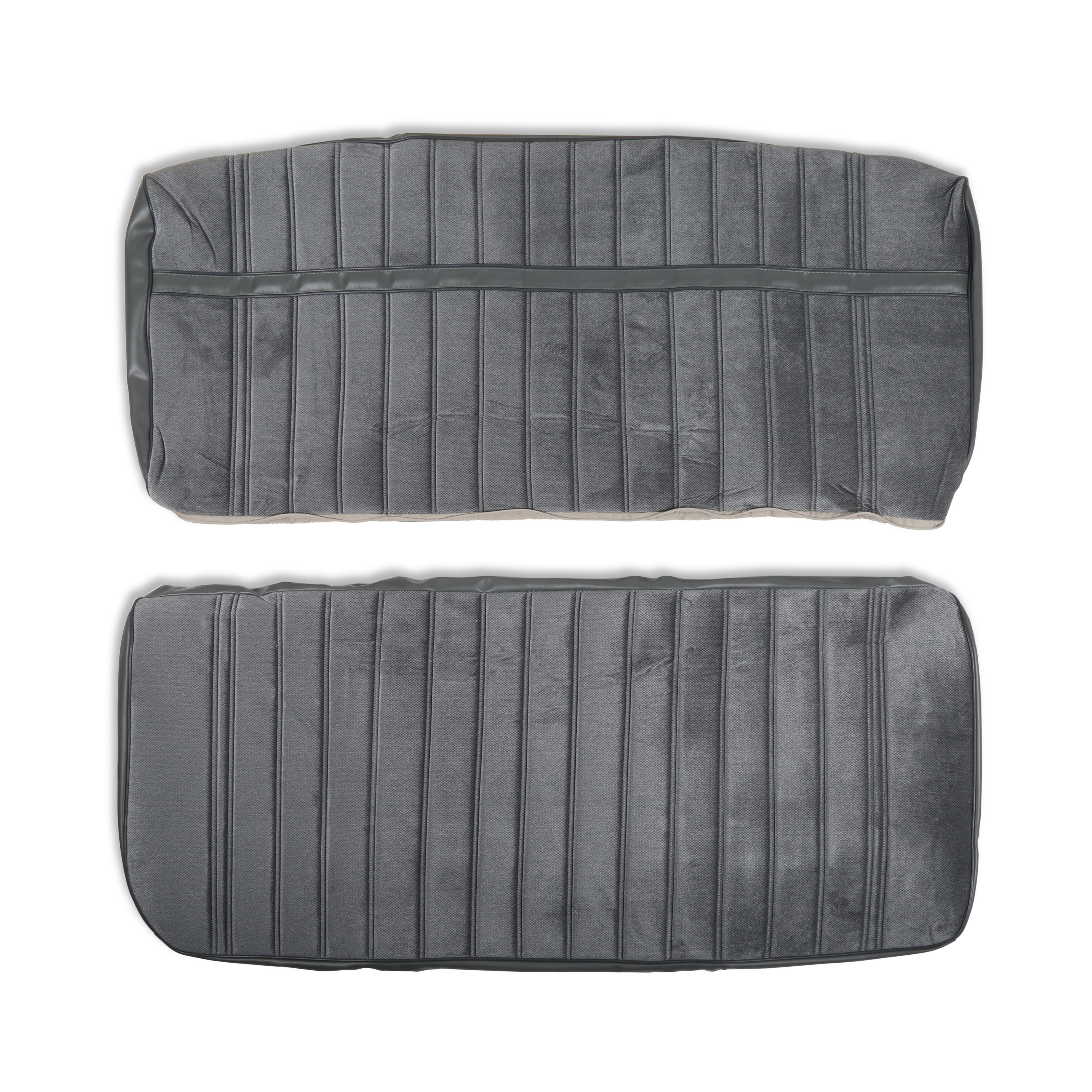 BROTHERS Trucks C/K Seat Upholstery Kit - Cloth/Vinyl - Grey/Charcoal