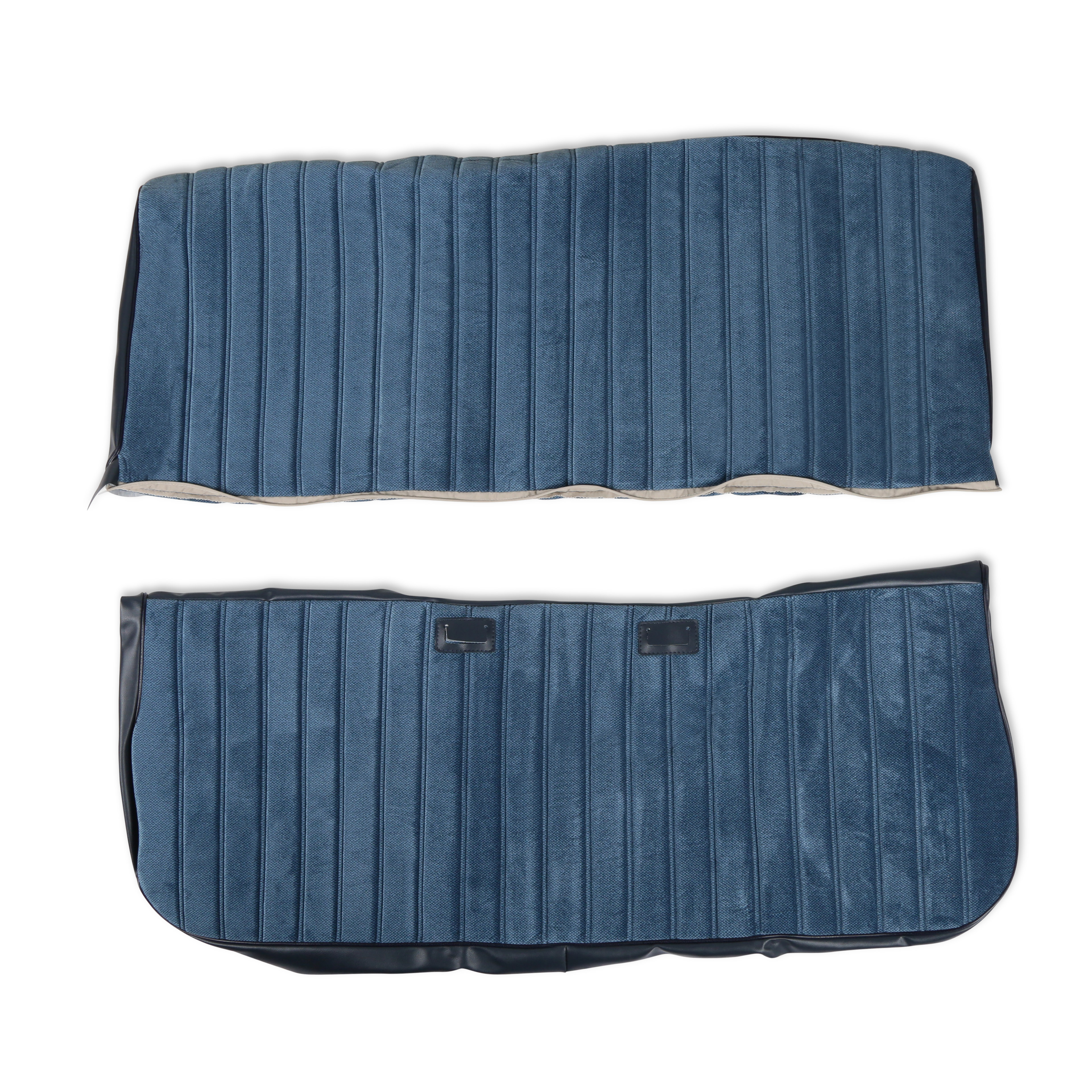 BROTHERS Trucks C/K Seat Upholstery Kit - Full Pleat Cloth/Vinyl - Navy