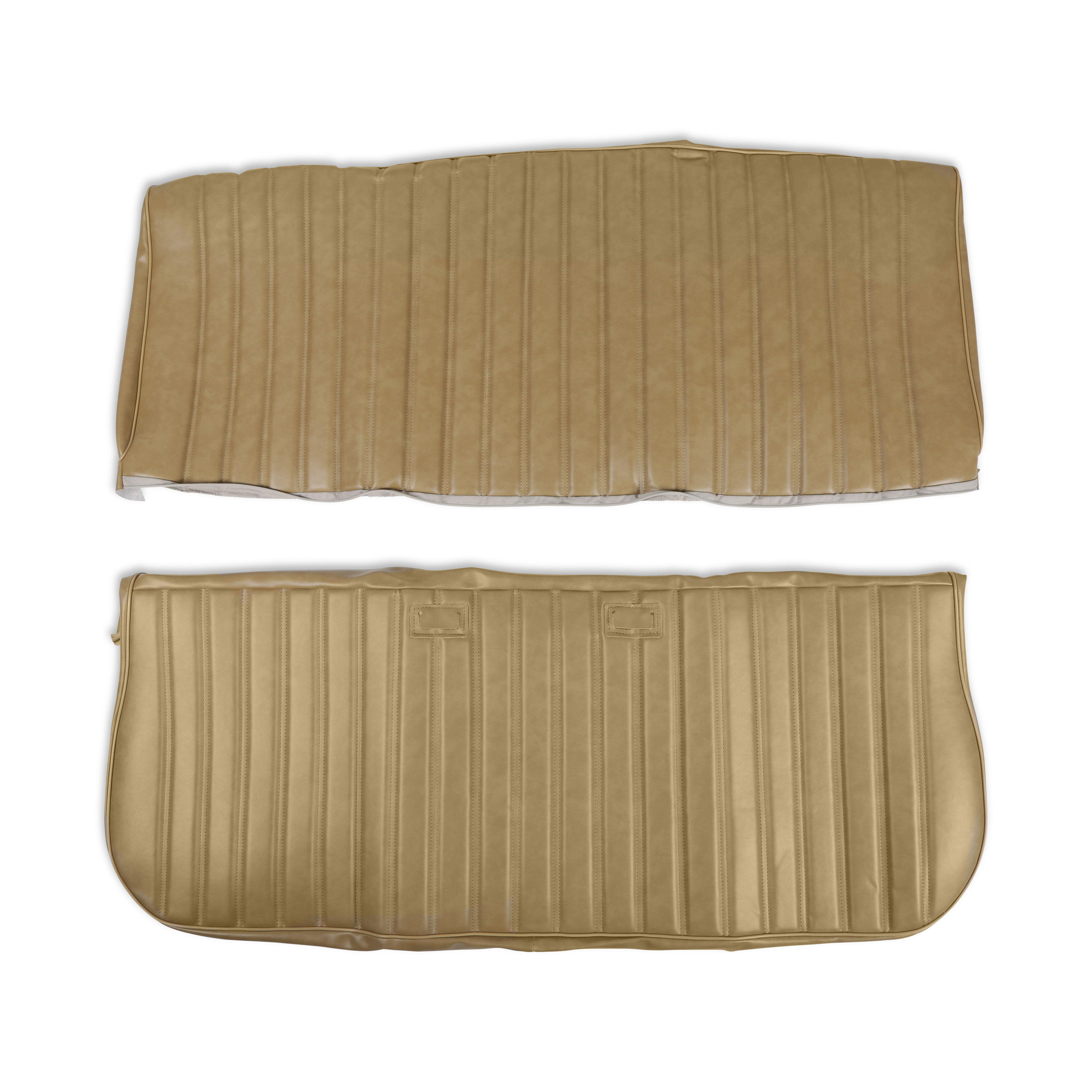 BROTHERS Trucks C/K Seat Upholstery Kit - Full Pleat Vinyl - Tan