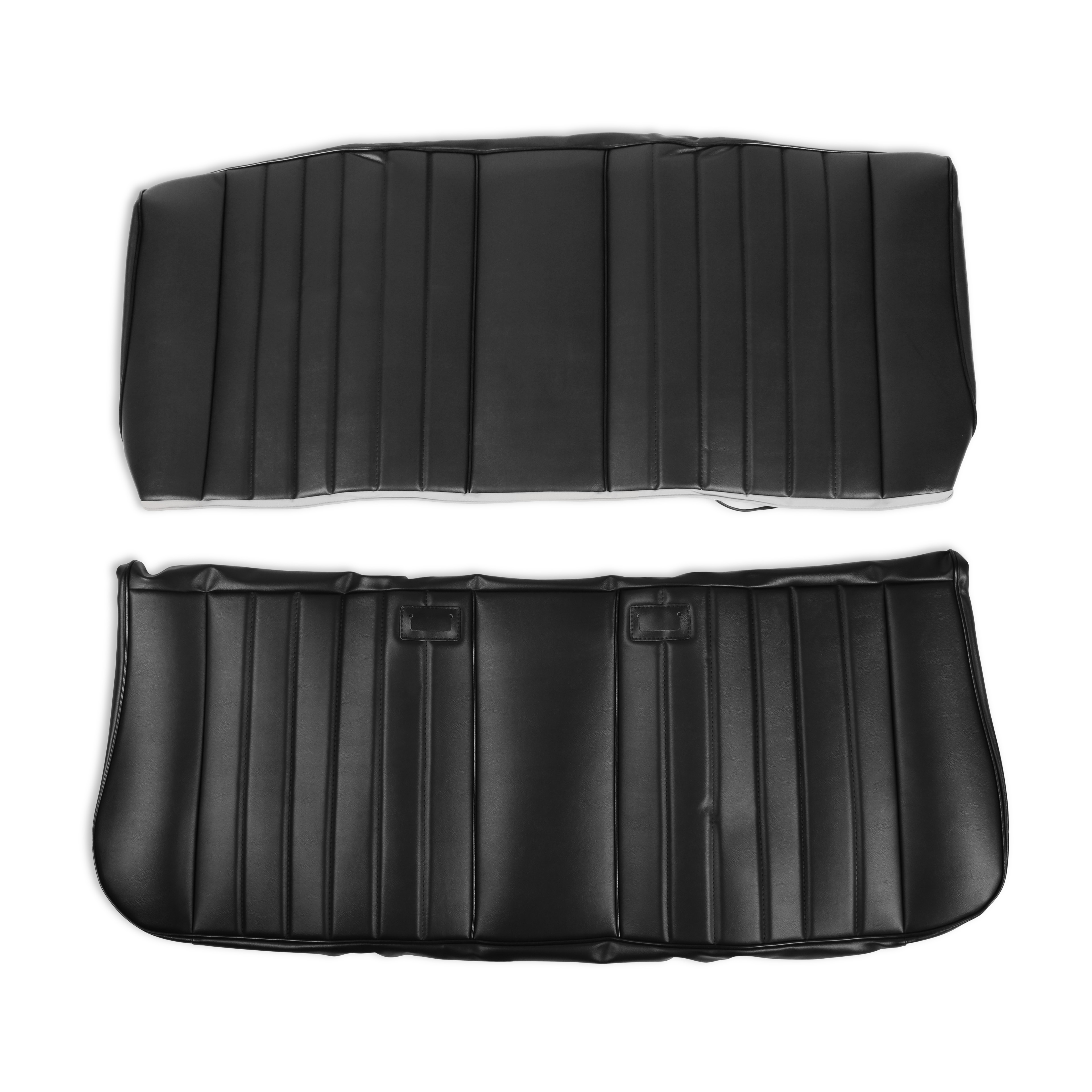 BROTHERS Trucks C/K Seat Upholstery Kit - Standard Pleat Vinyl - Black