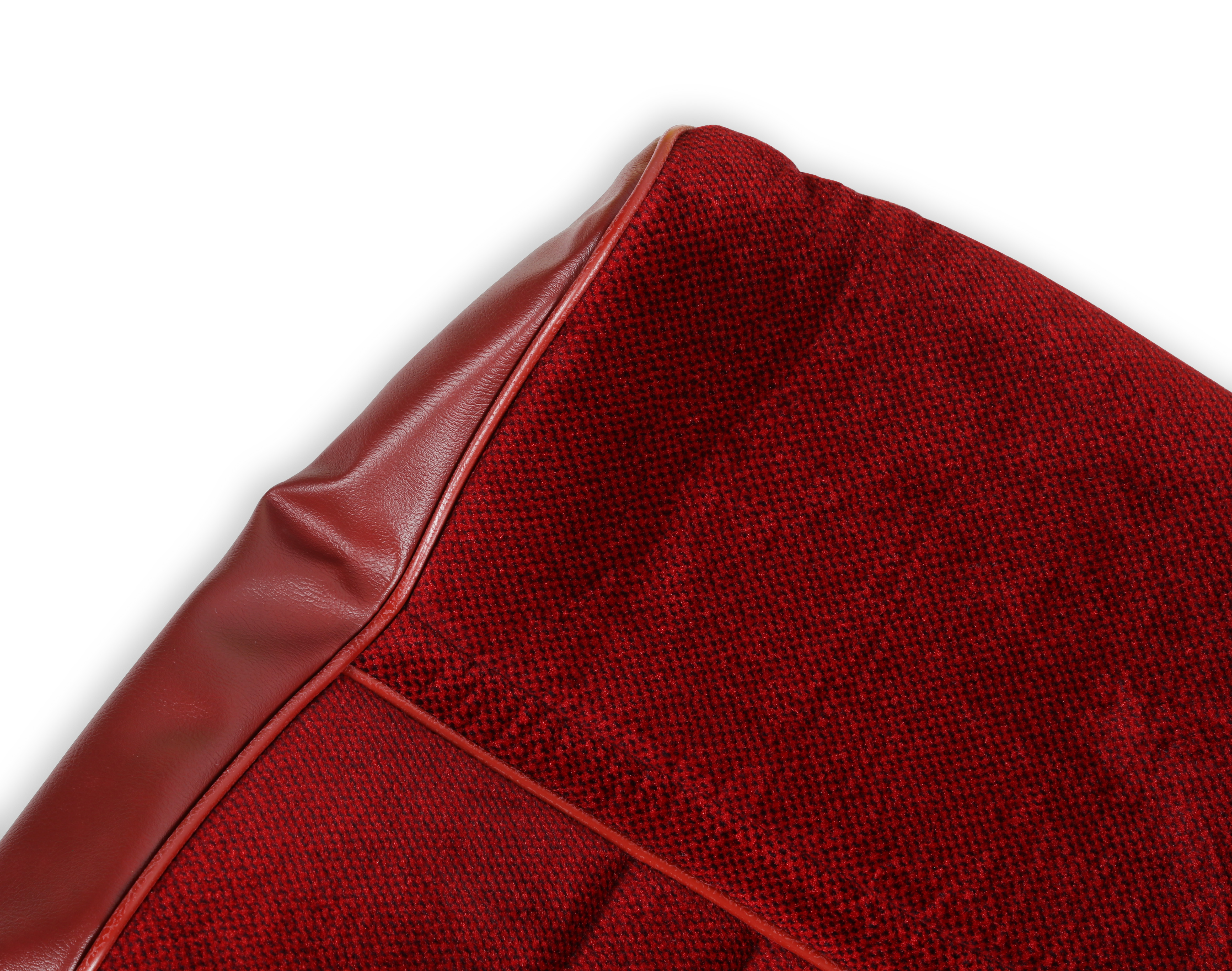 BROTHERS Trucks Seat Upholstery Kit - Deluxe Pleat Cloth/Vinyl - Maroon/Burgundy