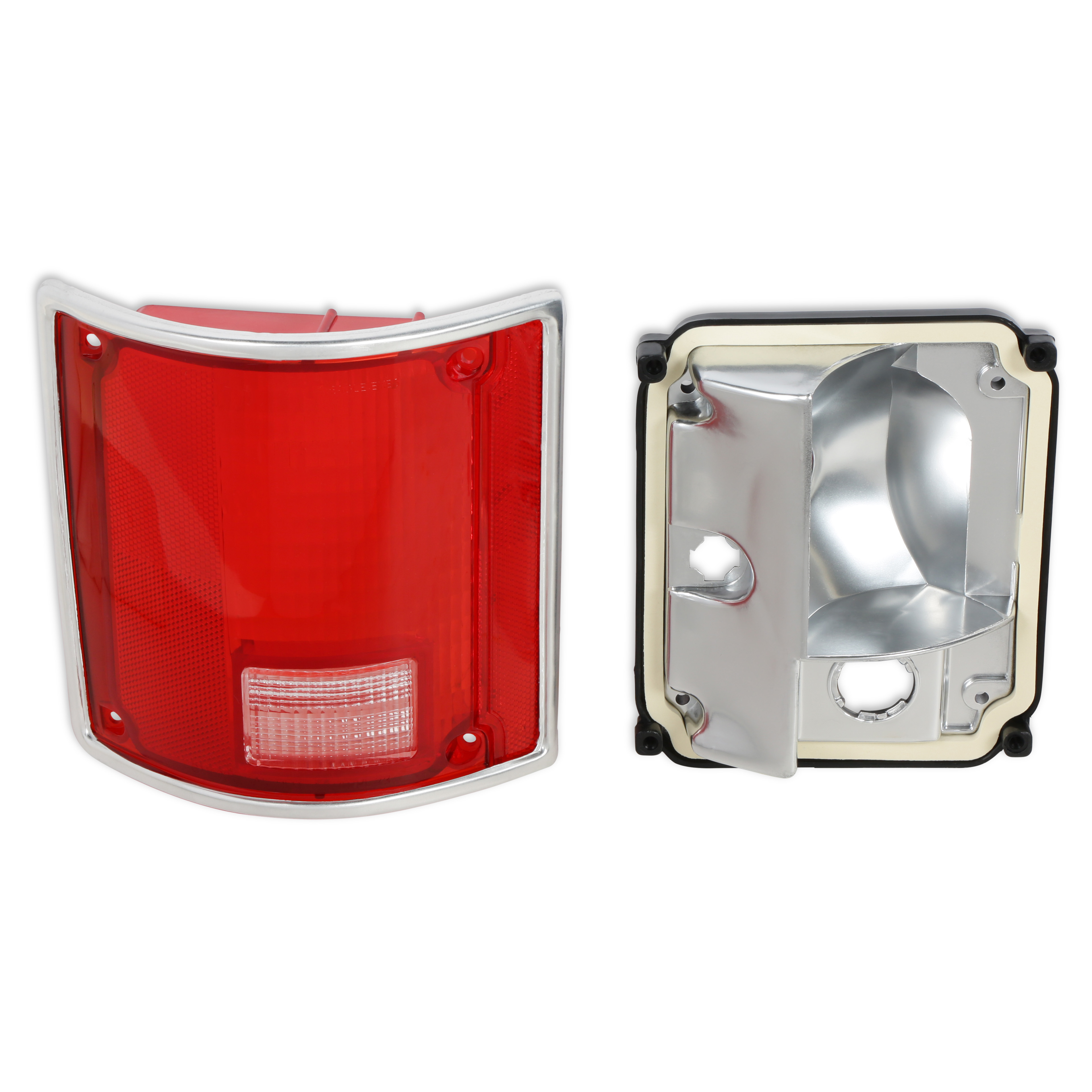 BROTHERS Trucks C/K Tail Lamp Lens & Housing - w/ Chrome Trim - LH