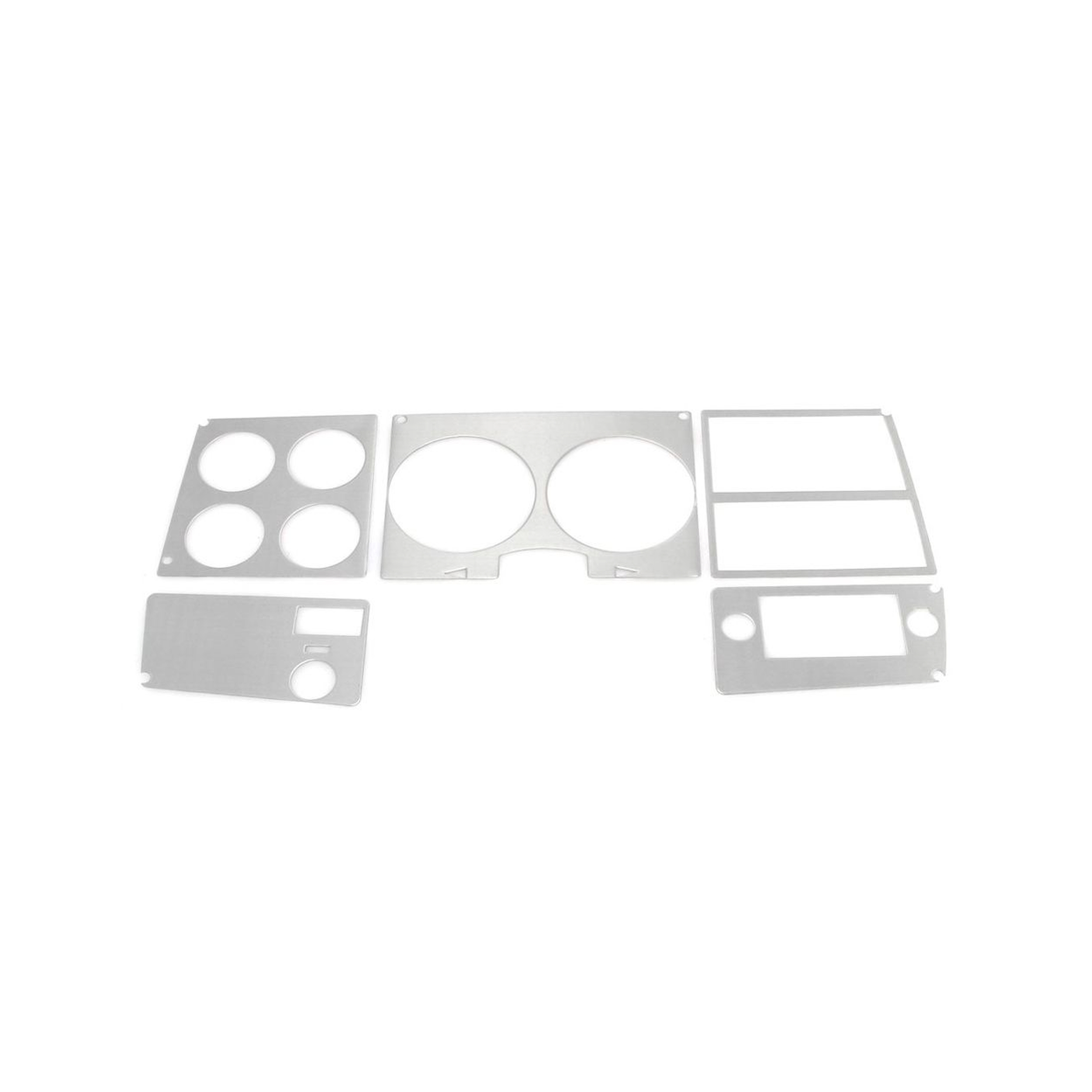 Brothers Trucks Instrument Bezel Applique - Brushed Aluminum