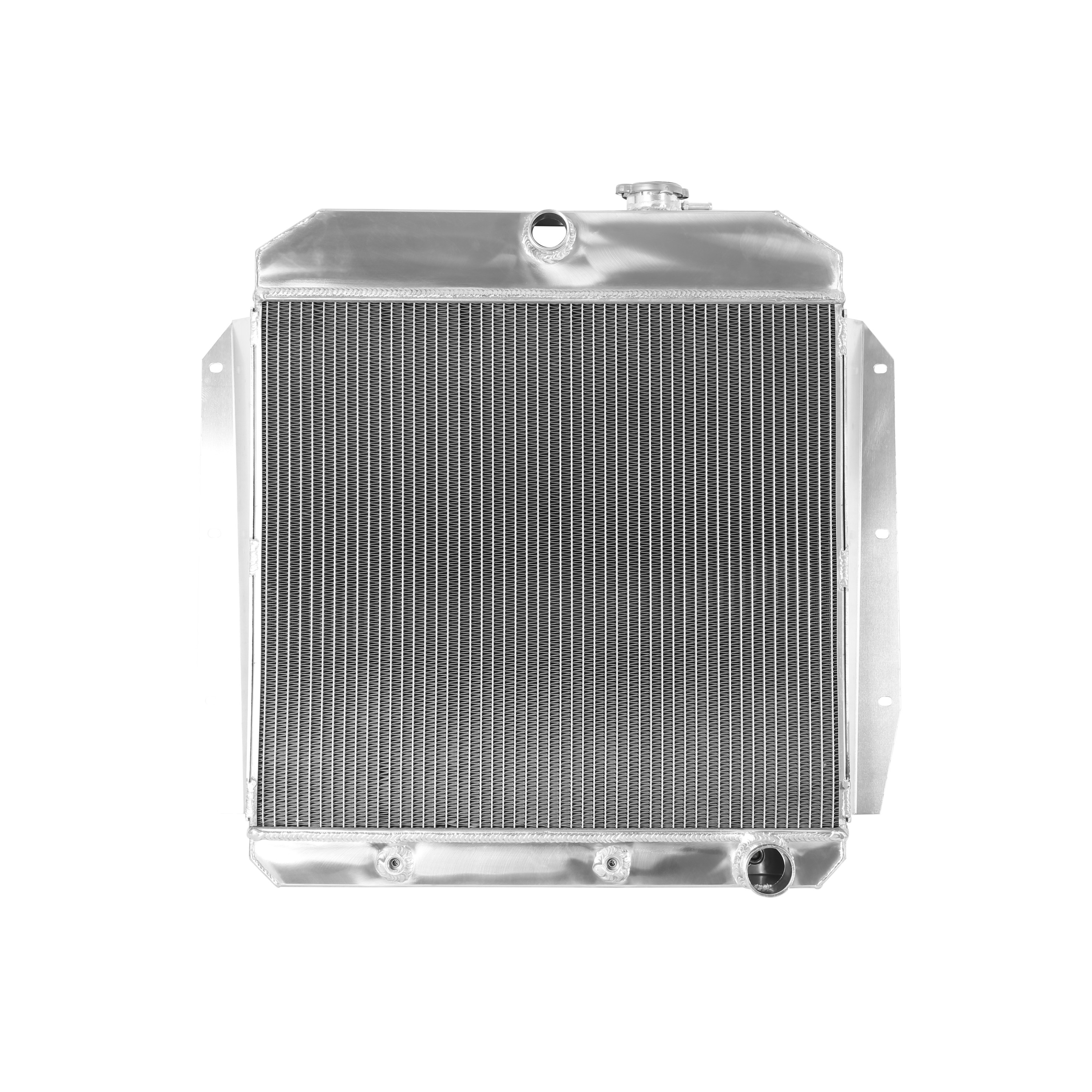 Brothers Trucks Aluminum Radiator - Auto - V8 - 4 Row - Image 2