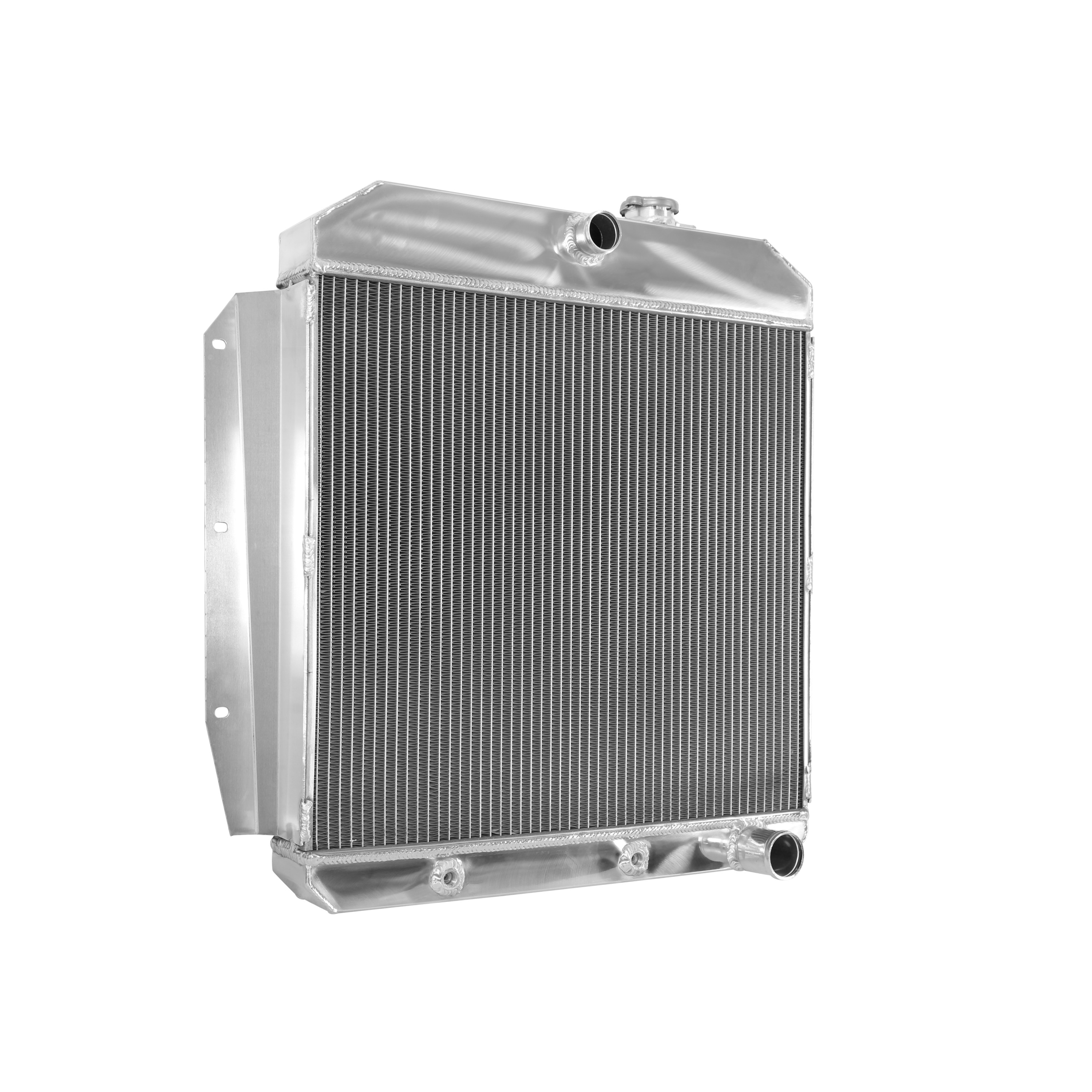 Brothers Trucks Aluminum Radiator - Auto - V8 - 4 Row - Image 3
