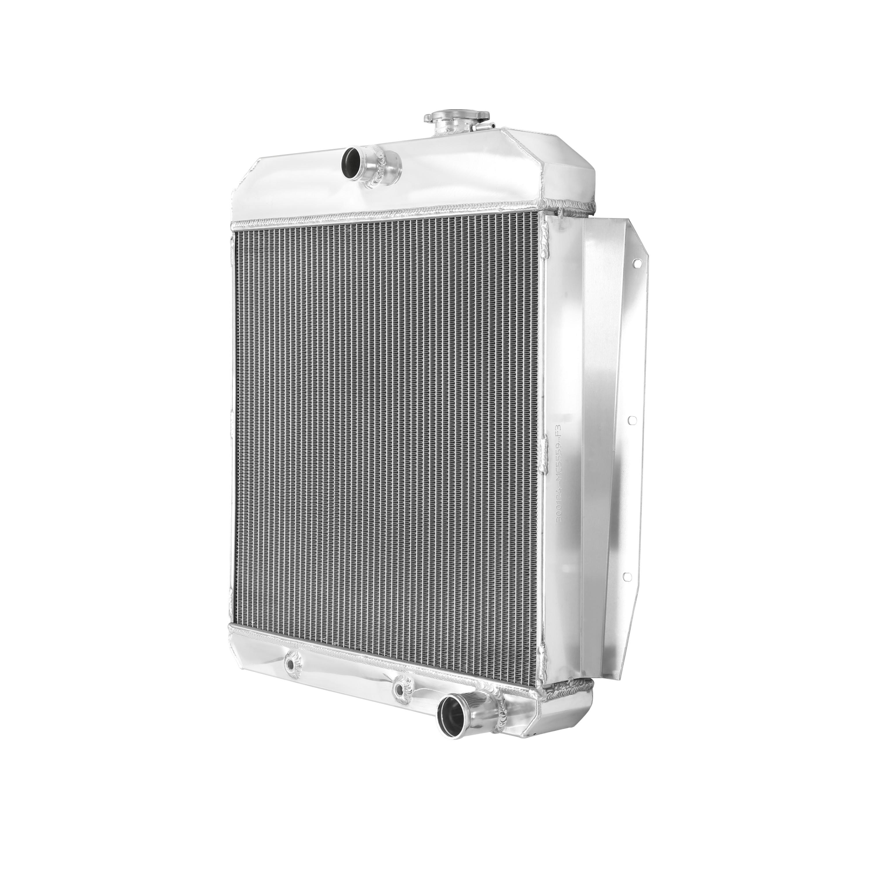 Brothers Trucks Aluminum Radiator - Auto - V8 - 4 Row - Image 4