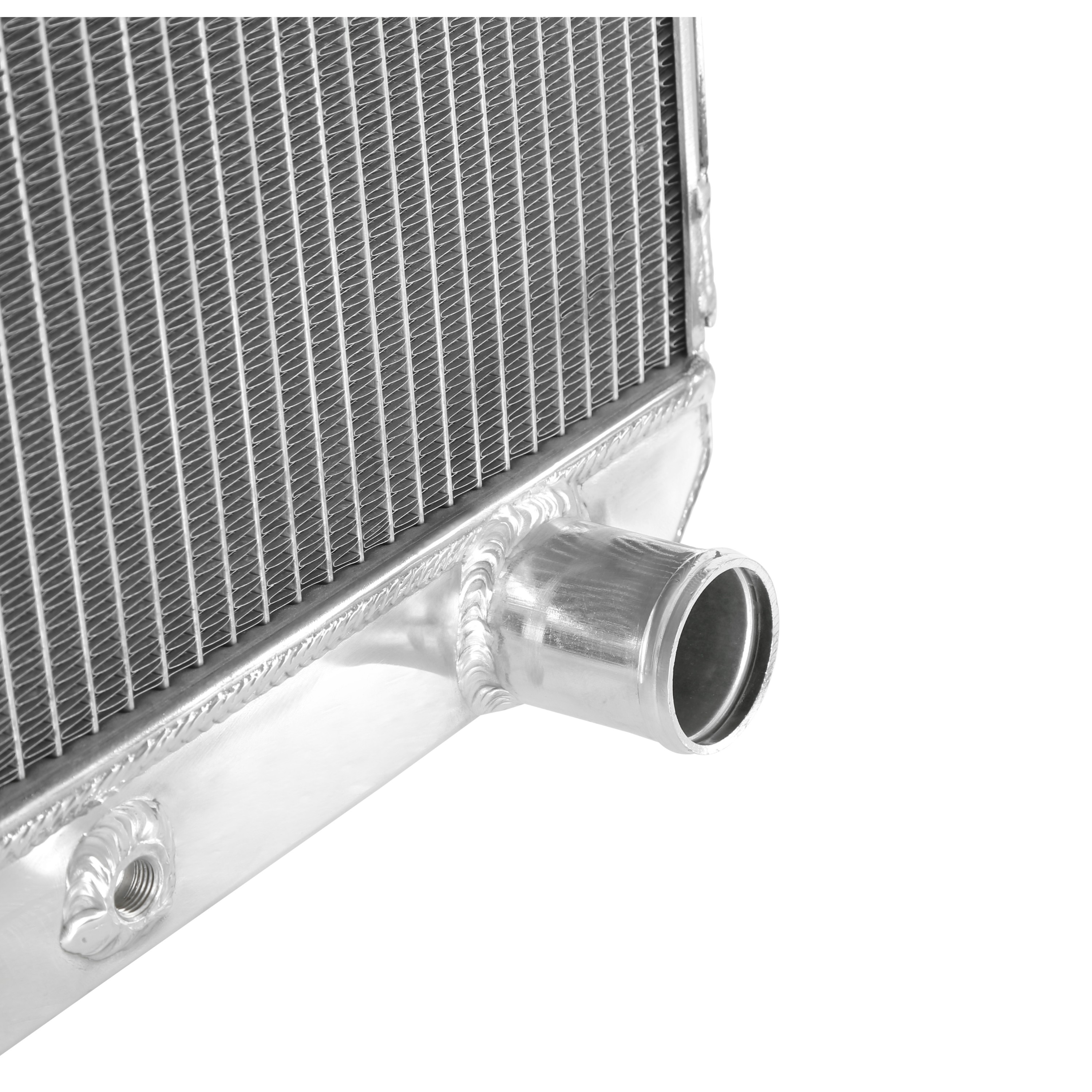 Brothers Trucks Aluminum Radiator - Auto - V8 - 4 Row