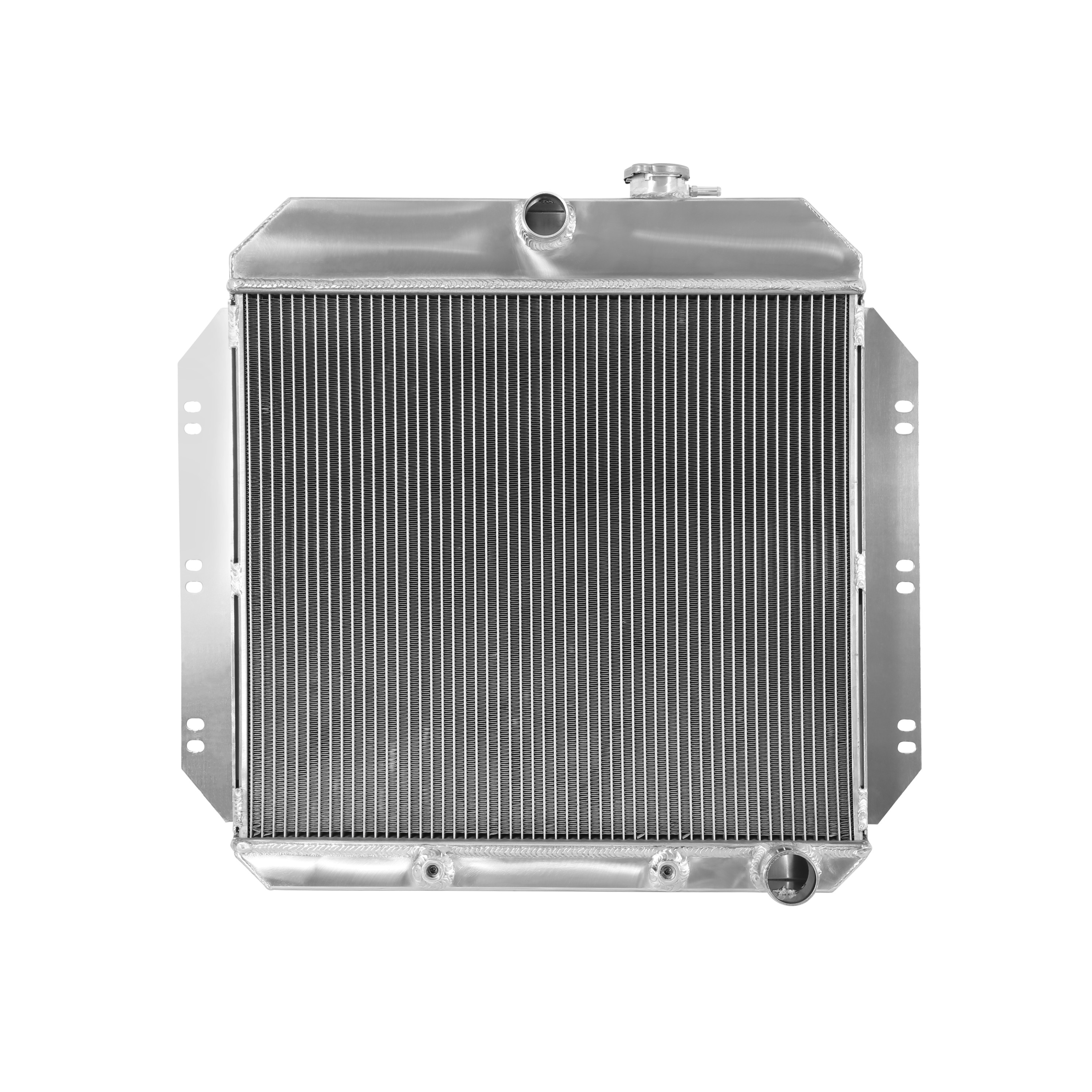 Brothers Trucks Radiator - Aluminum - Auto - V8 - 2 Row - Image 5