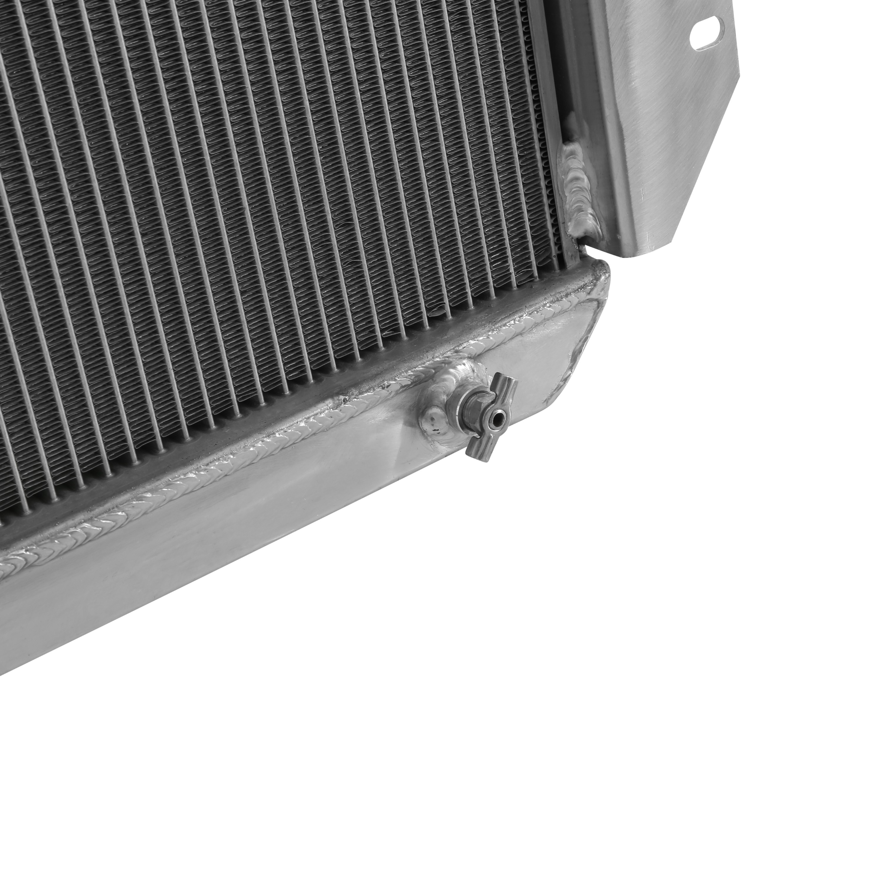 Brothers Trucks Radiator - Aluminum - Auto - V8 - 2 Row - Image 2