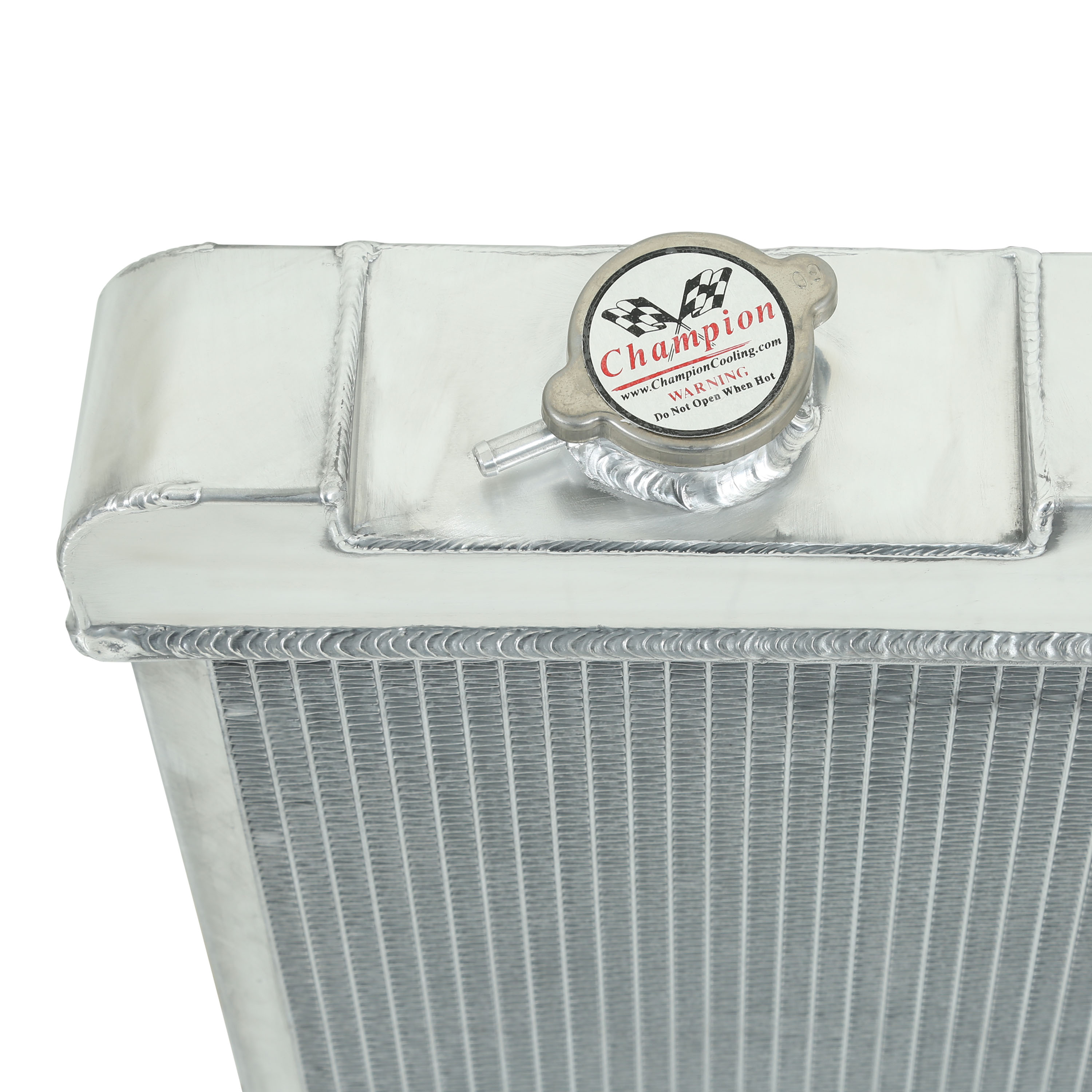 Brothers Trucks Radiator - Aluminum - Auto - V8 - 4 Row - Image 7