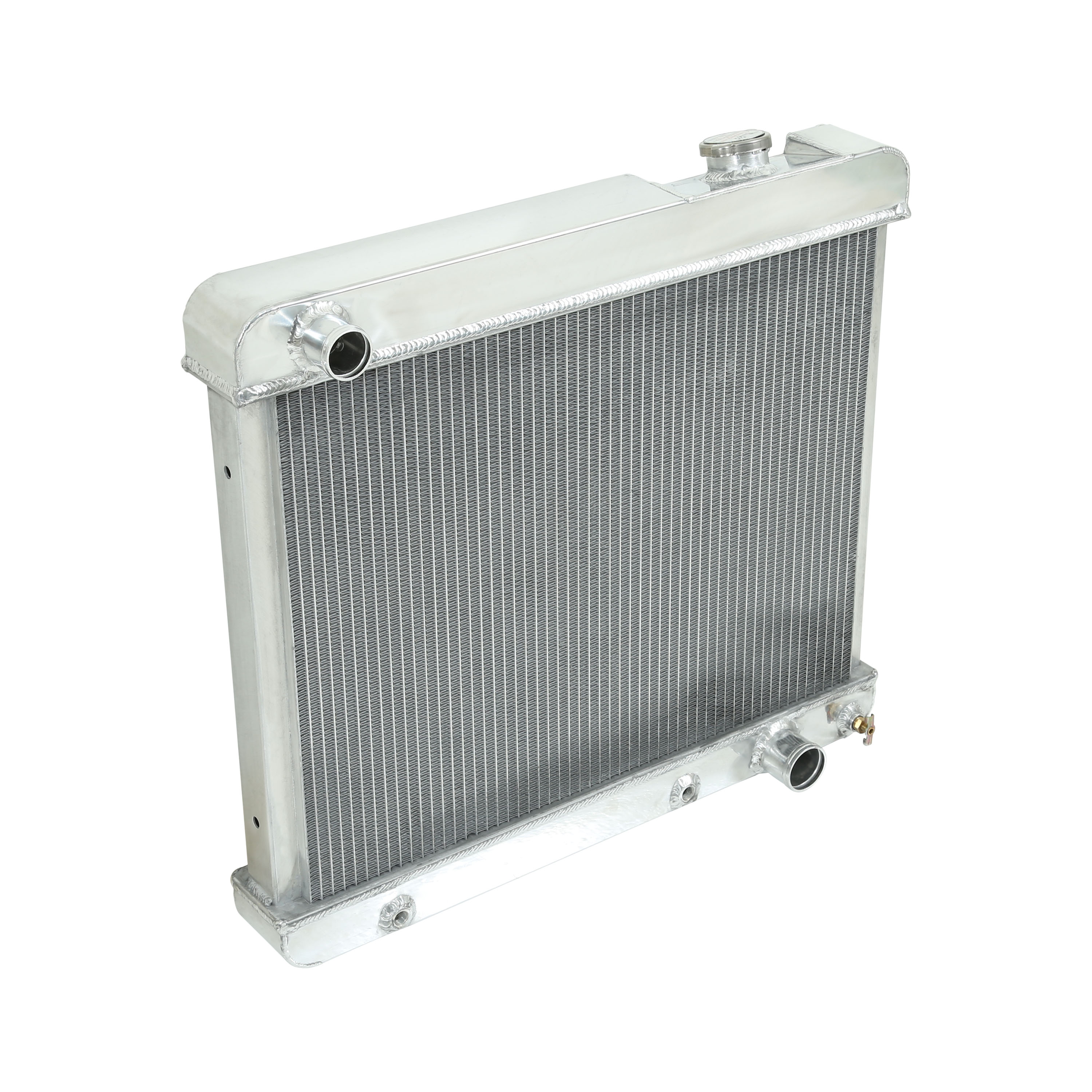 Brothers Trucks Radiator - Aluminum - Auto - V8 - 4 Row - Image 8