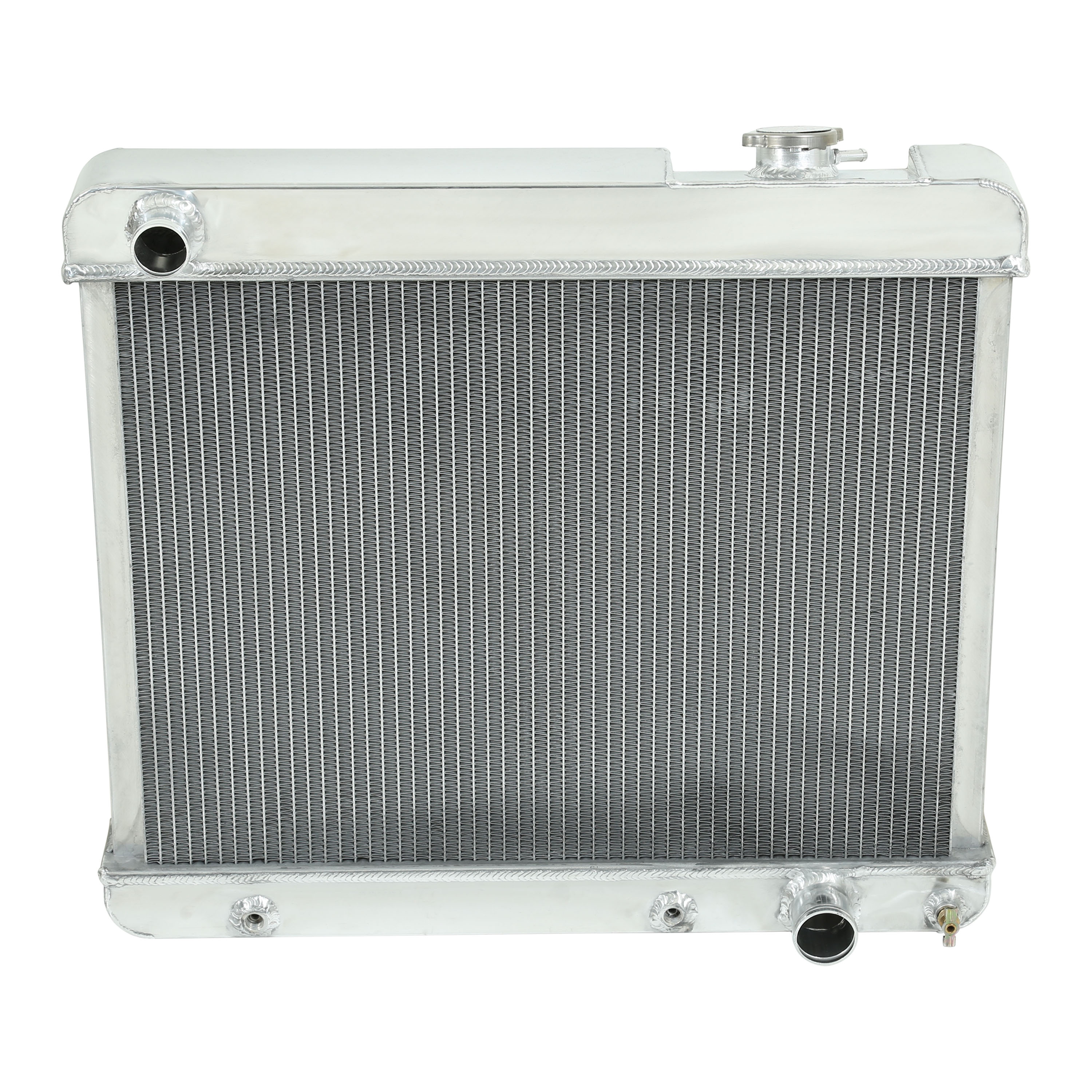 Brothers Trucks Radiator - Aluminum - Auto - V8 - 4 Row - Image 5