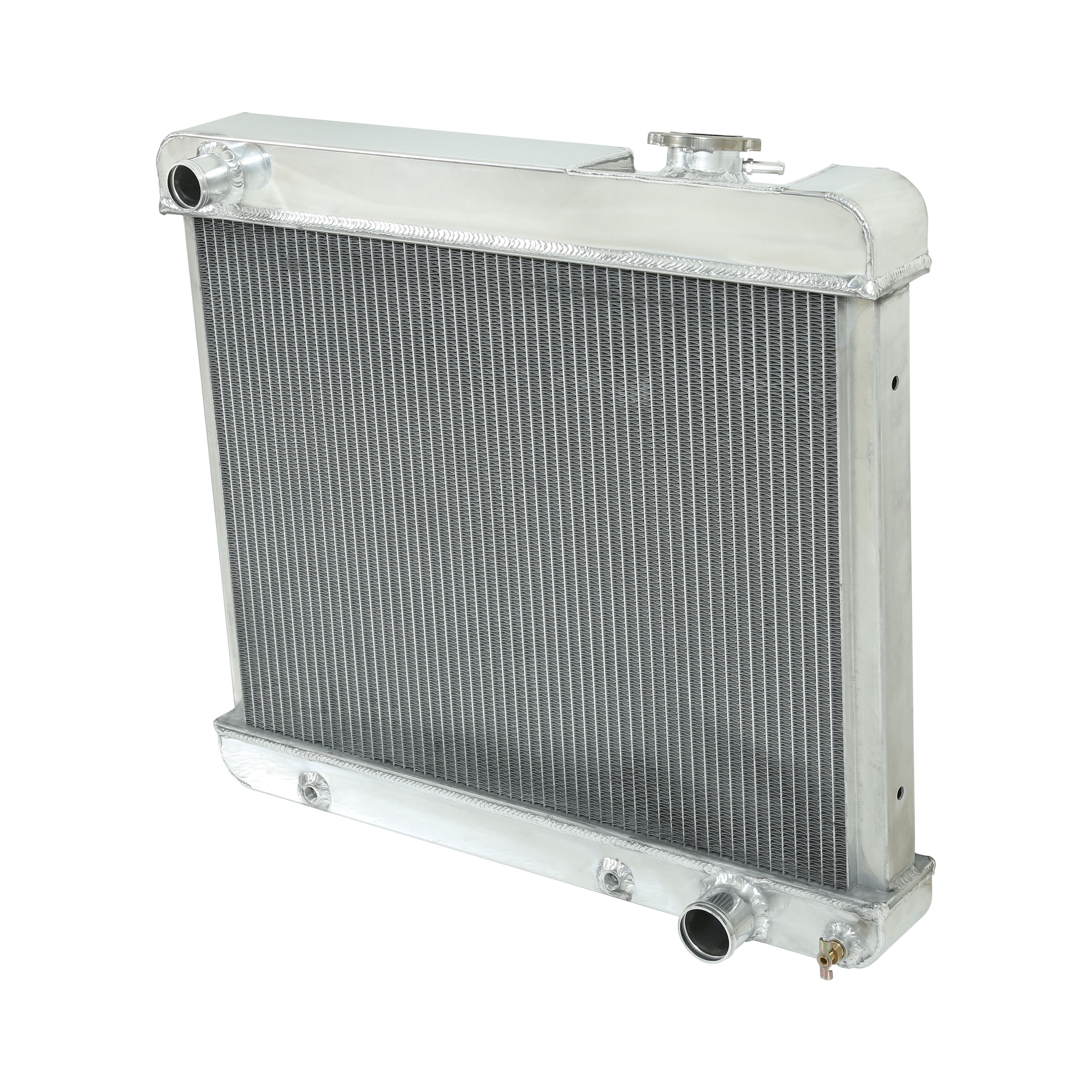Brothers Trucks Radiator - Aluminum - Auto - V8 - 4 Row - Image 4