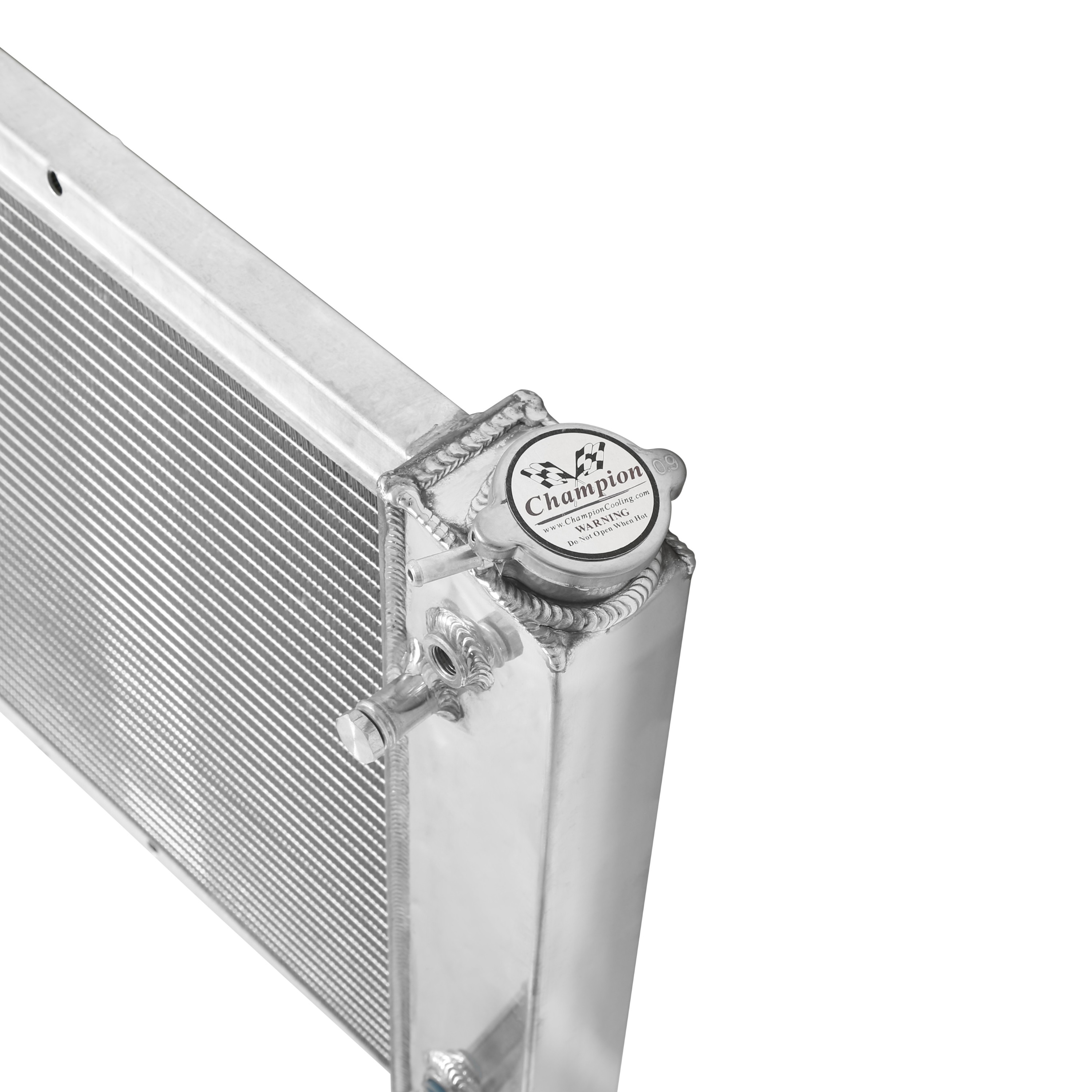 Brothers Trucks Radiator - Aluminum - Auto - V8 - 2 Row - Image 5