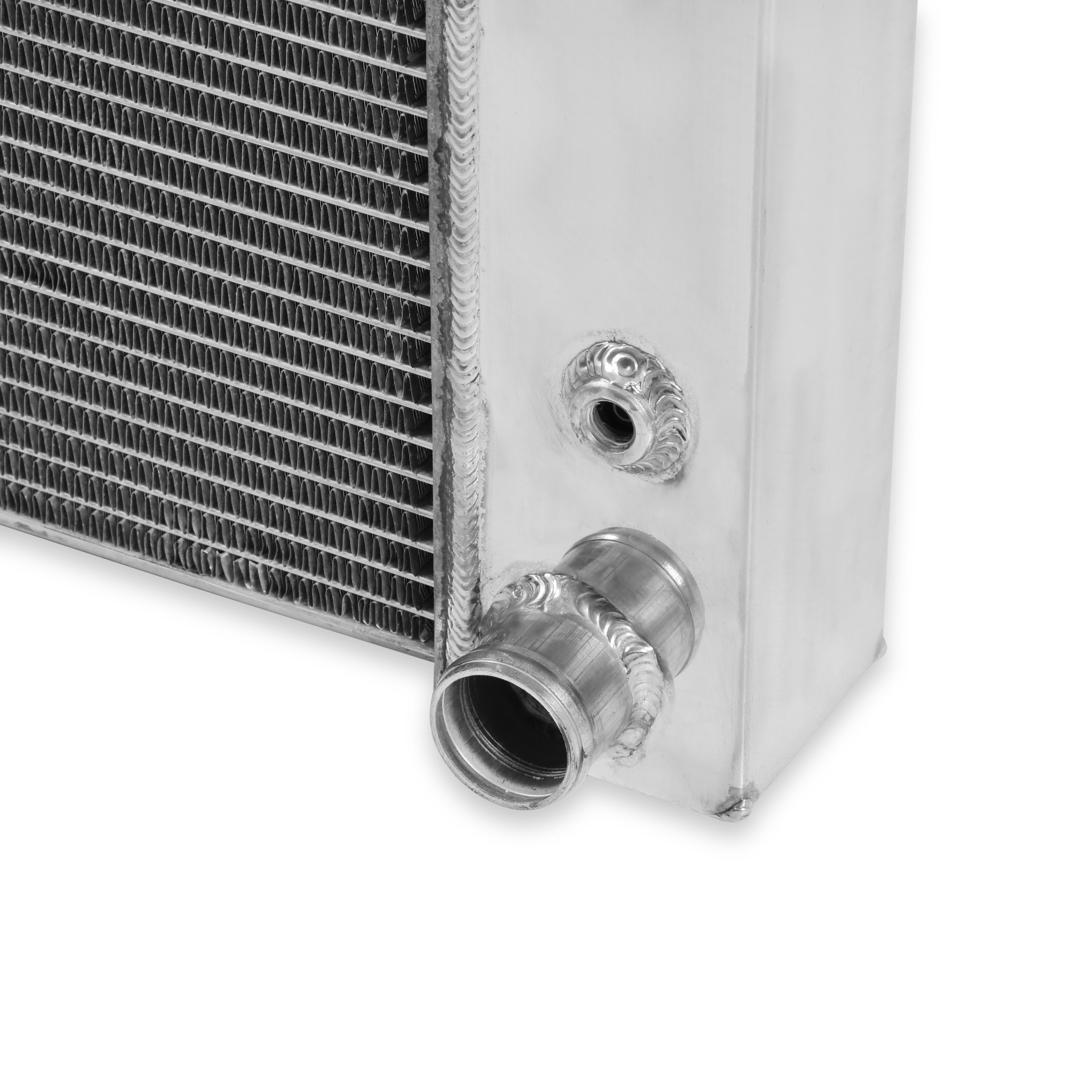 Brothers Trucks Aluminum Radiator - Auto - V8 - 4 Row - Image 2