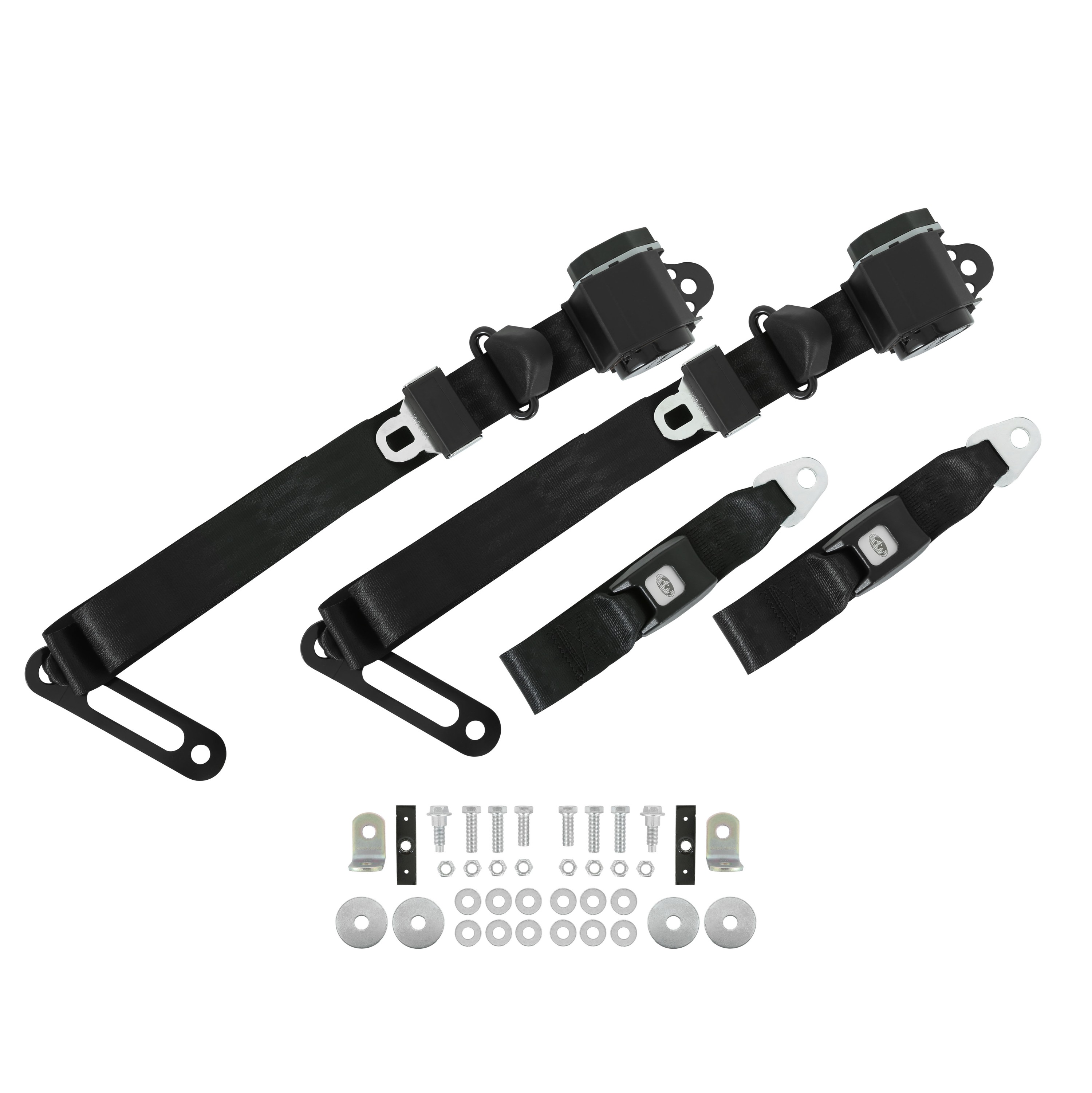 Brothers Trucks Seat Belt Kit - 3 Pt - Black - Image 2
