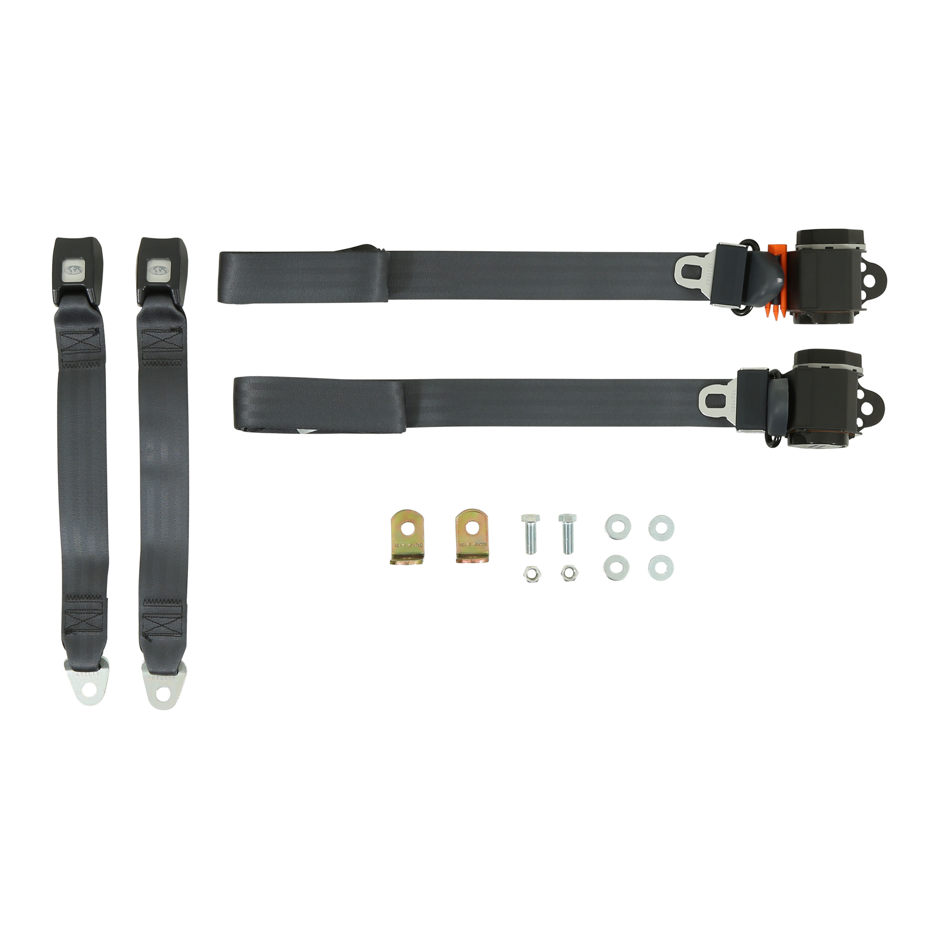 Brothers Trucks Seat Belt Kit - 3-Point - Bench - Blue - Pair - Image 5