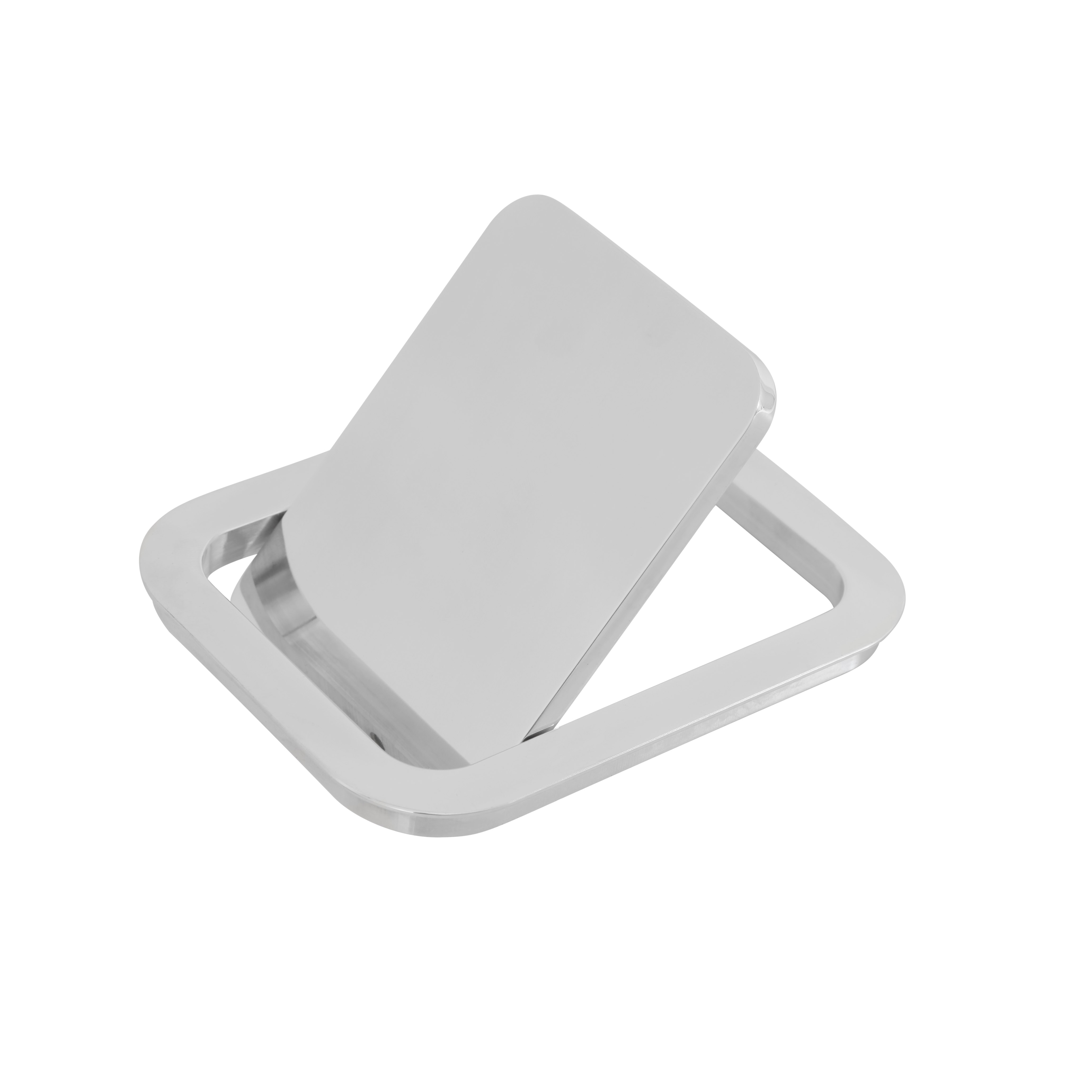 Brothers Trucks Billet Fuel Doors - Polished - without Ball Milling - Rectangle - Image 2
