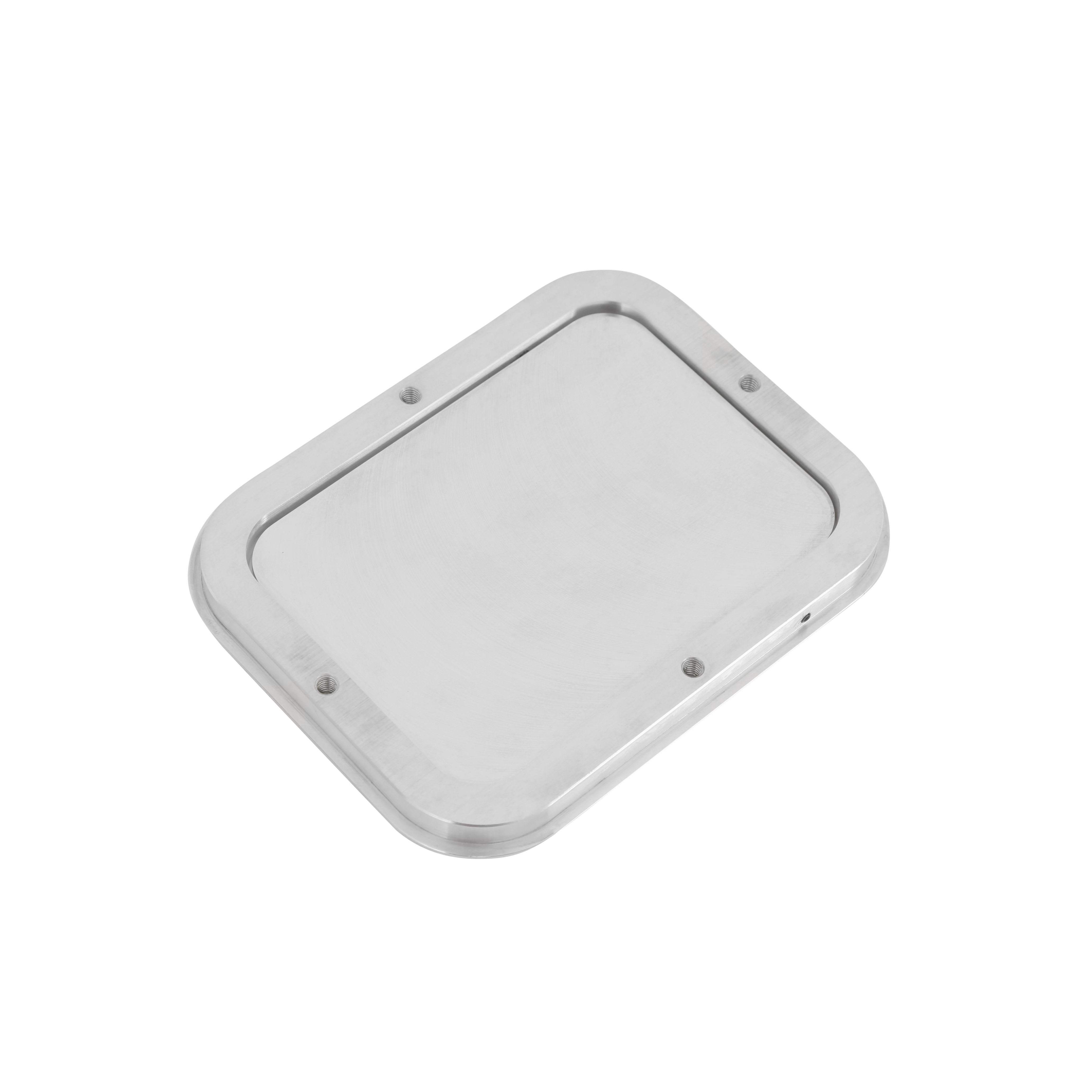 Brothers Trucks Billet Fuel Doors - Polished - without Ball Milling - Rectangle - Image 3