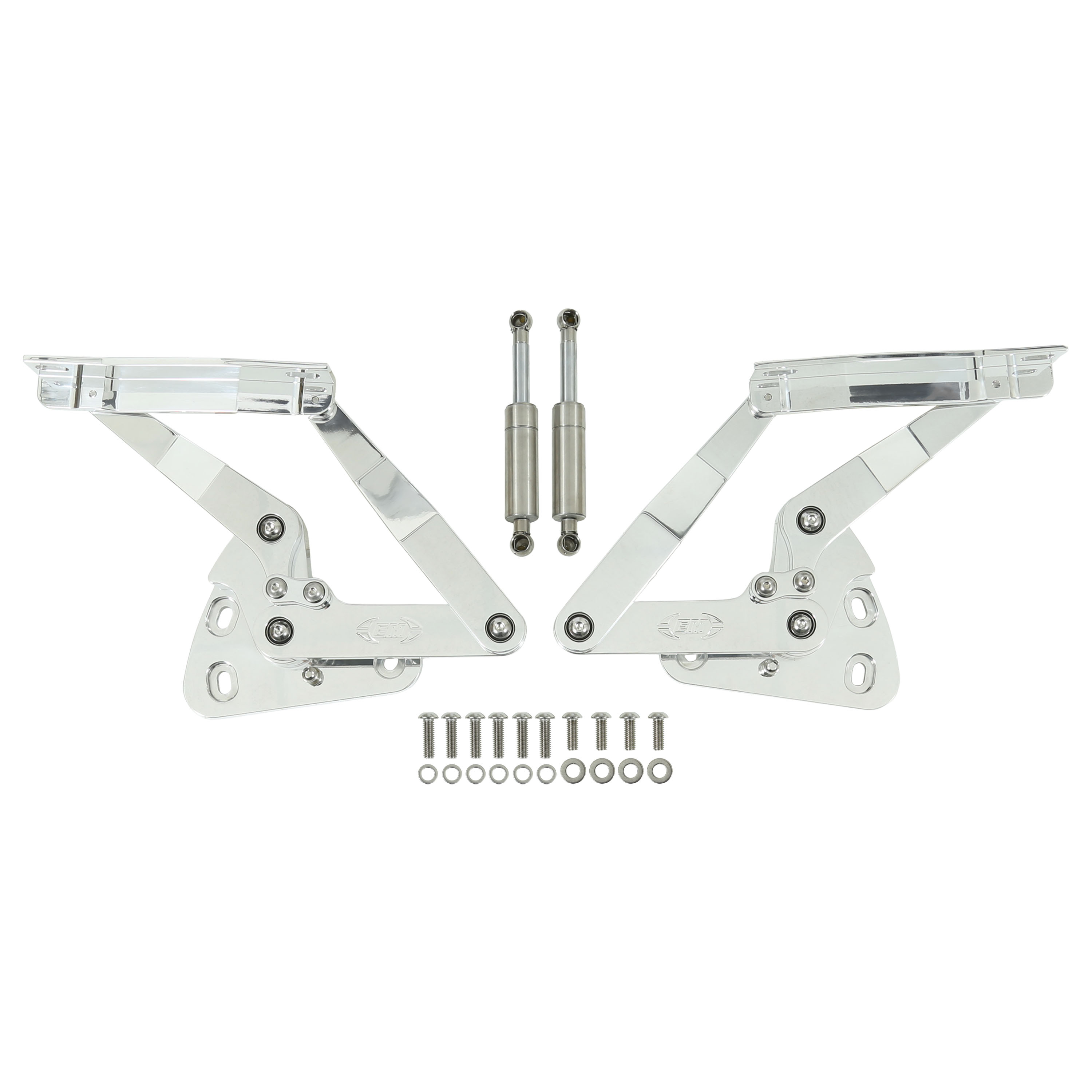 Brothers Trucks Billet Hood Hinges - Polished - Pair