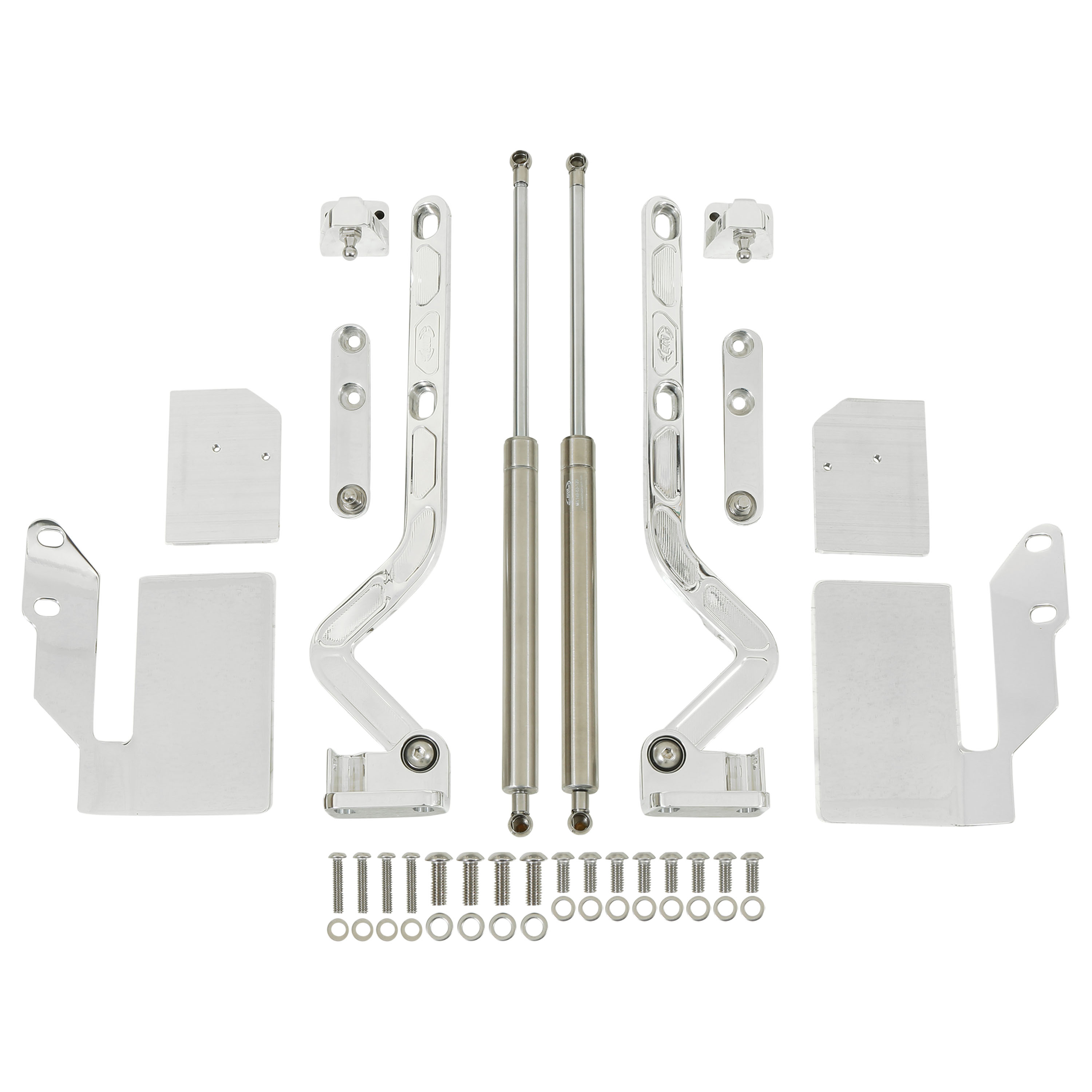 Brothers Trucks Billet Hood Hinges - Polished - Pair - Image 4