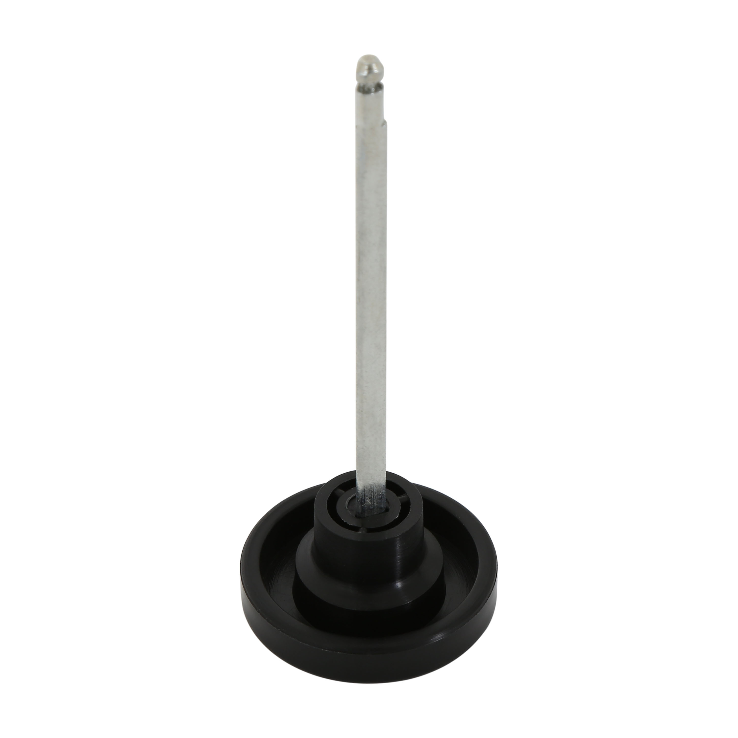 Brothers Trucks Headlight Knob with Rod - Deluxe - Black/Silver