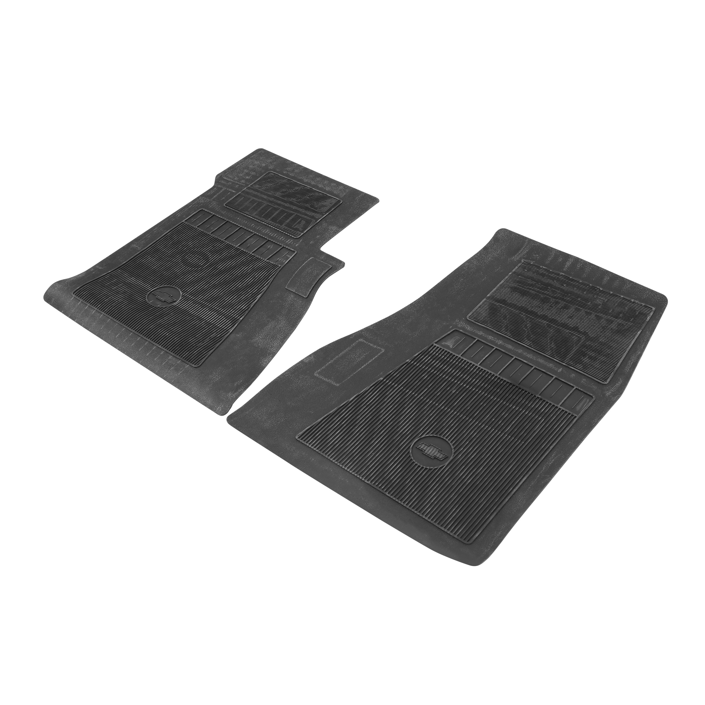 Brothers Trucks O.E. Style Rubber Floor Mats - 2 Pc Set - Black - Front - Image 3