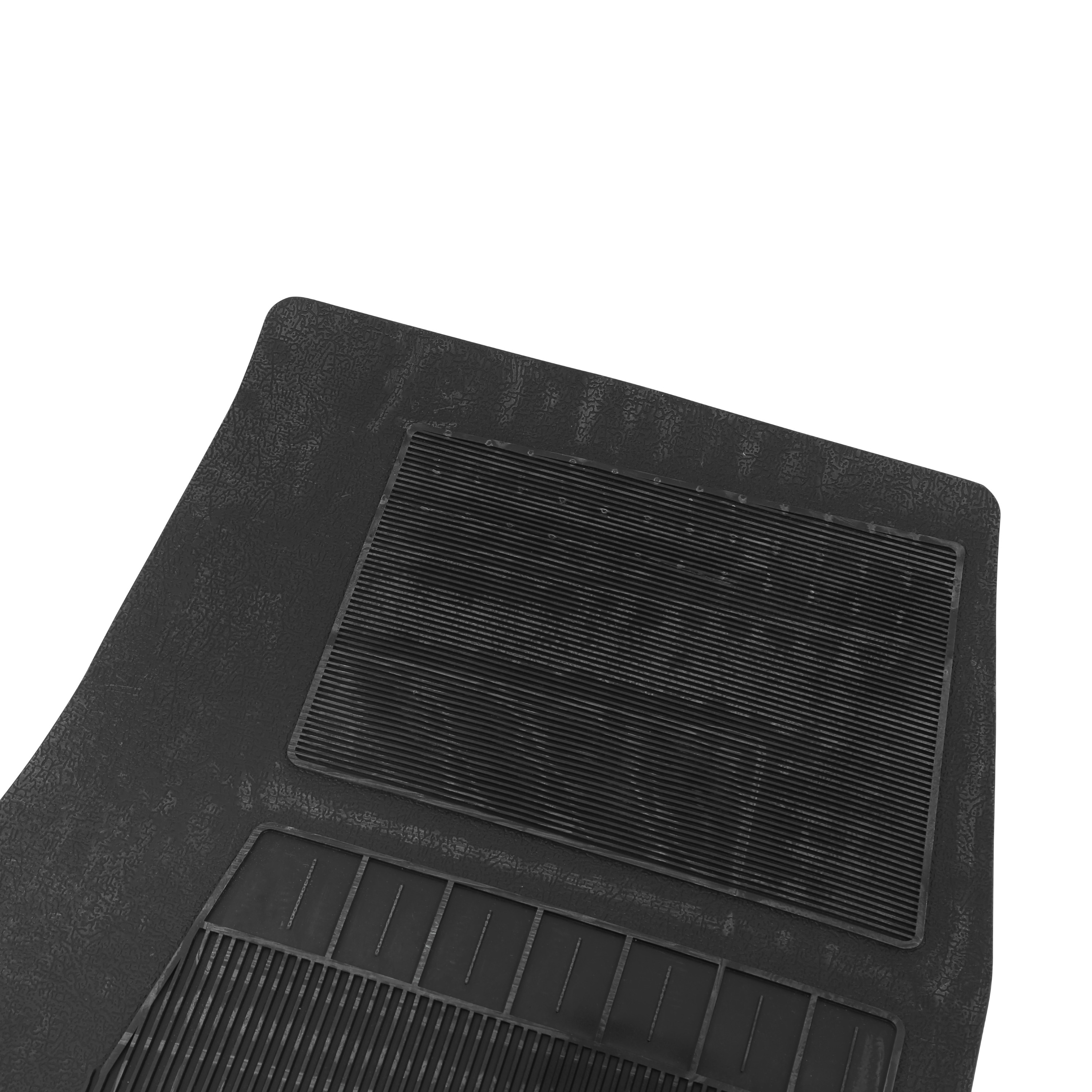 Brothers Trucks O.E. Style Rubber Floor Mats - 2 Pc Set - Black - Front