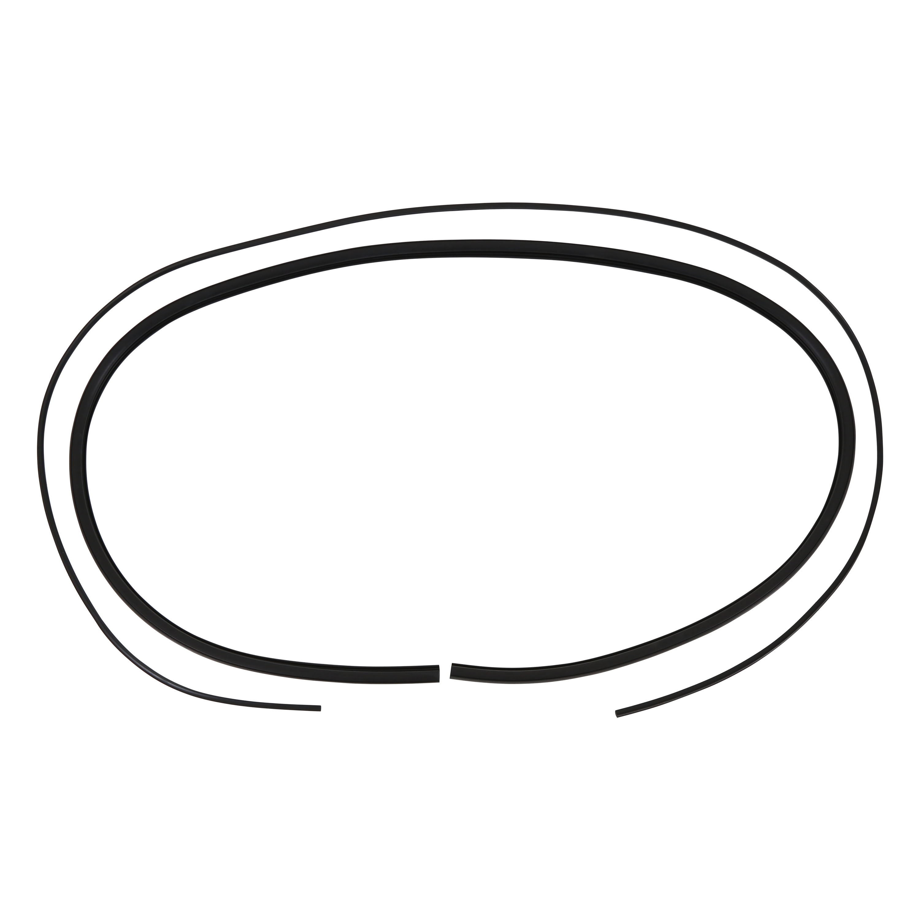 Brothers Trucks Rear Corner Window Seal - Black - Pair - Image 4