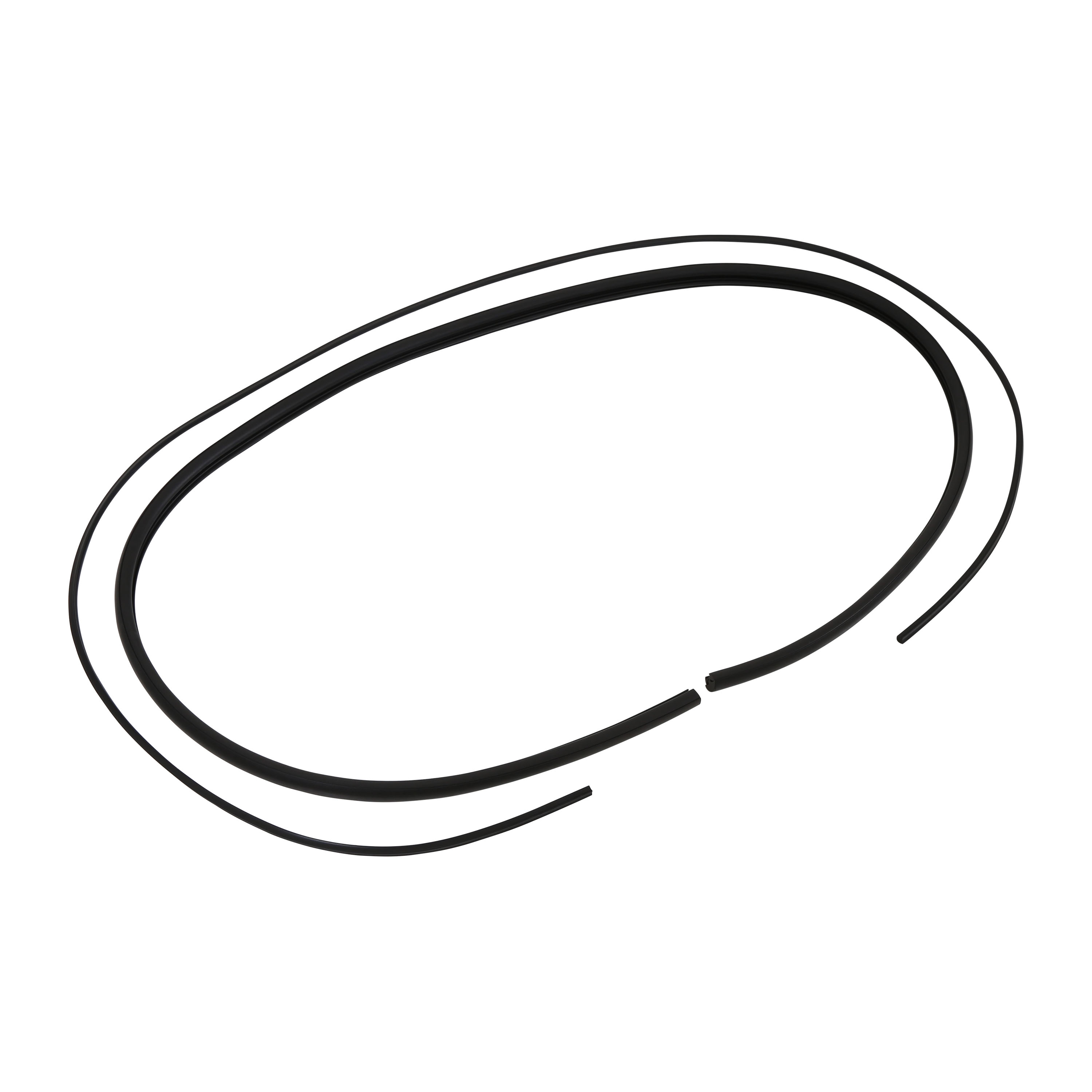 Brothers Trucks Rear Corner Window Seal - Black - Pair - Image 5