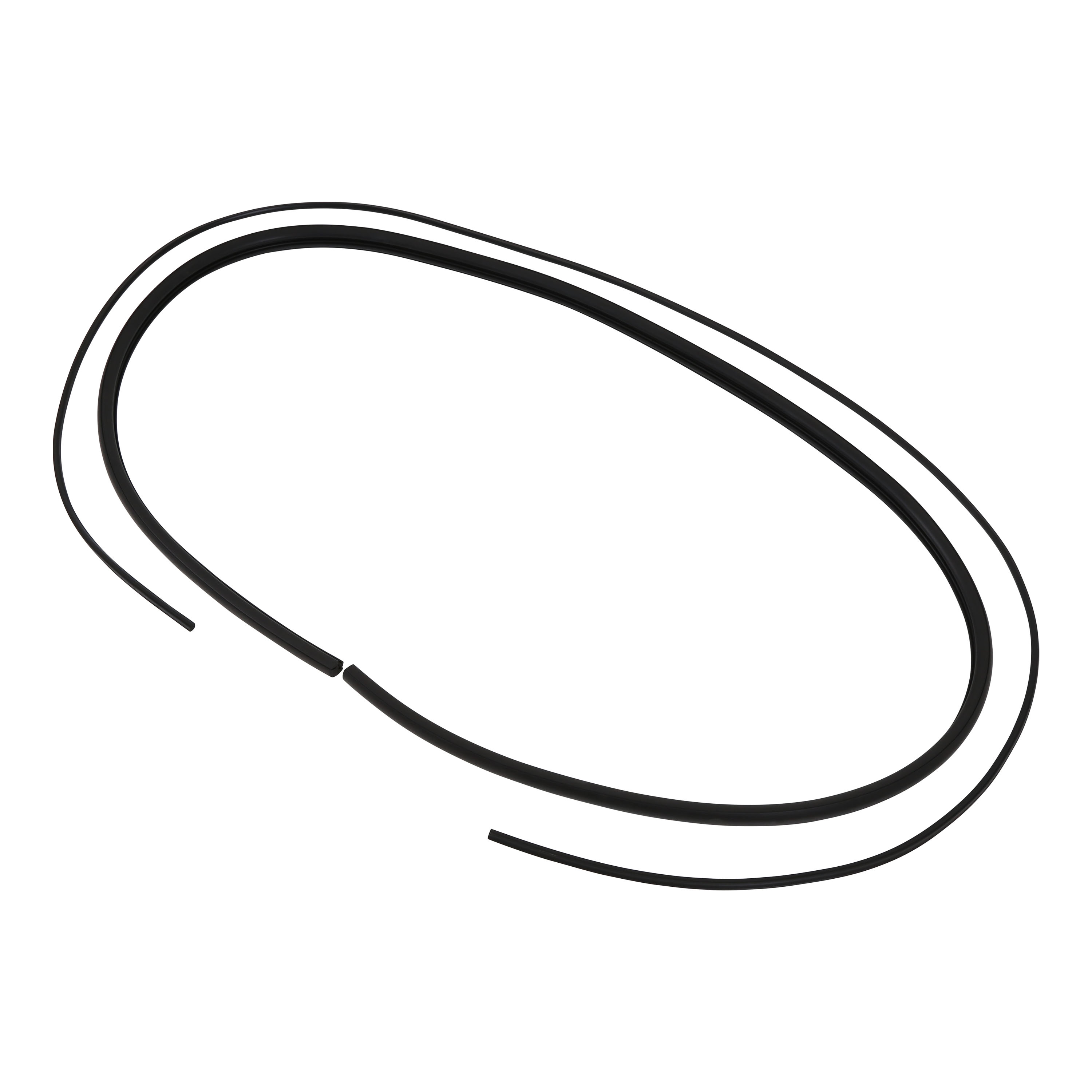 Brothers Trucks Rear Corner Window Seal - Black - Pair