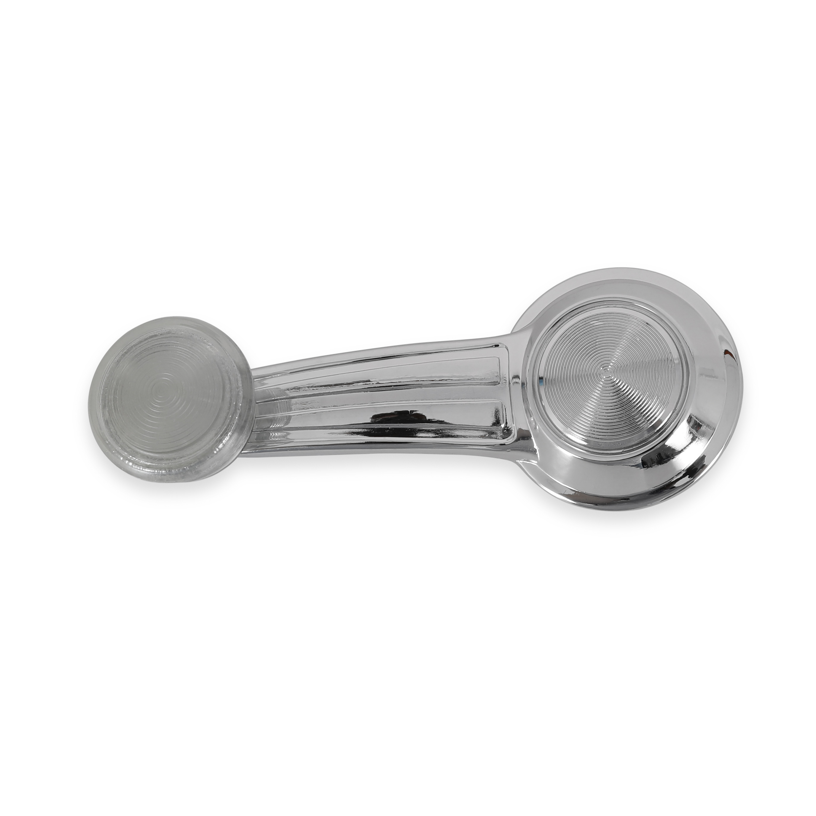Brothers Trucks Window Crank - Chrome with Clear Knob - Each - Image 3