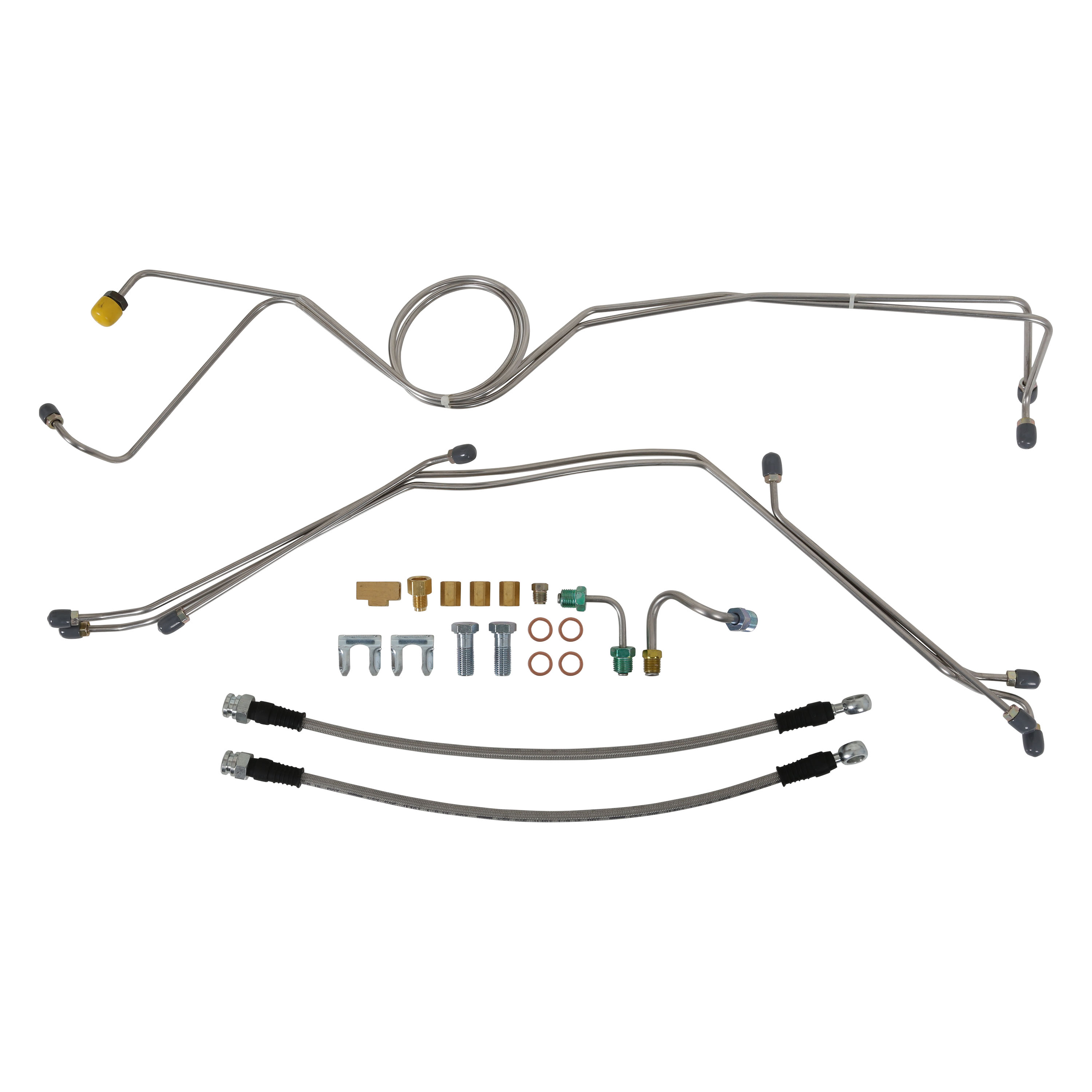 Brothers Trucks Disc Brake Conversion Brake Lines - Stainless - Image 4