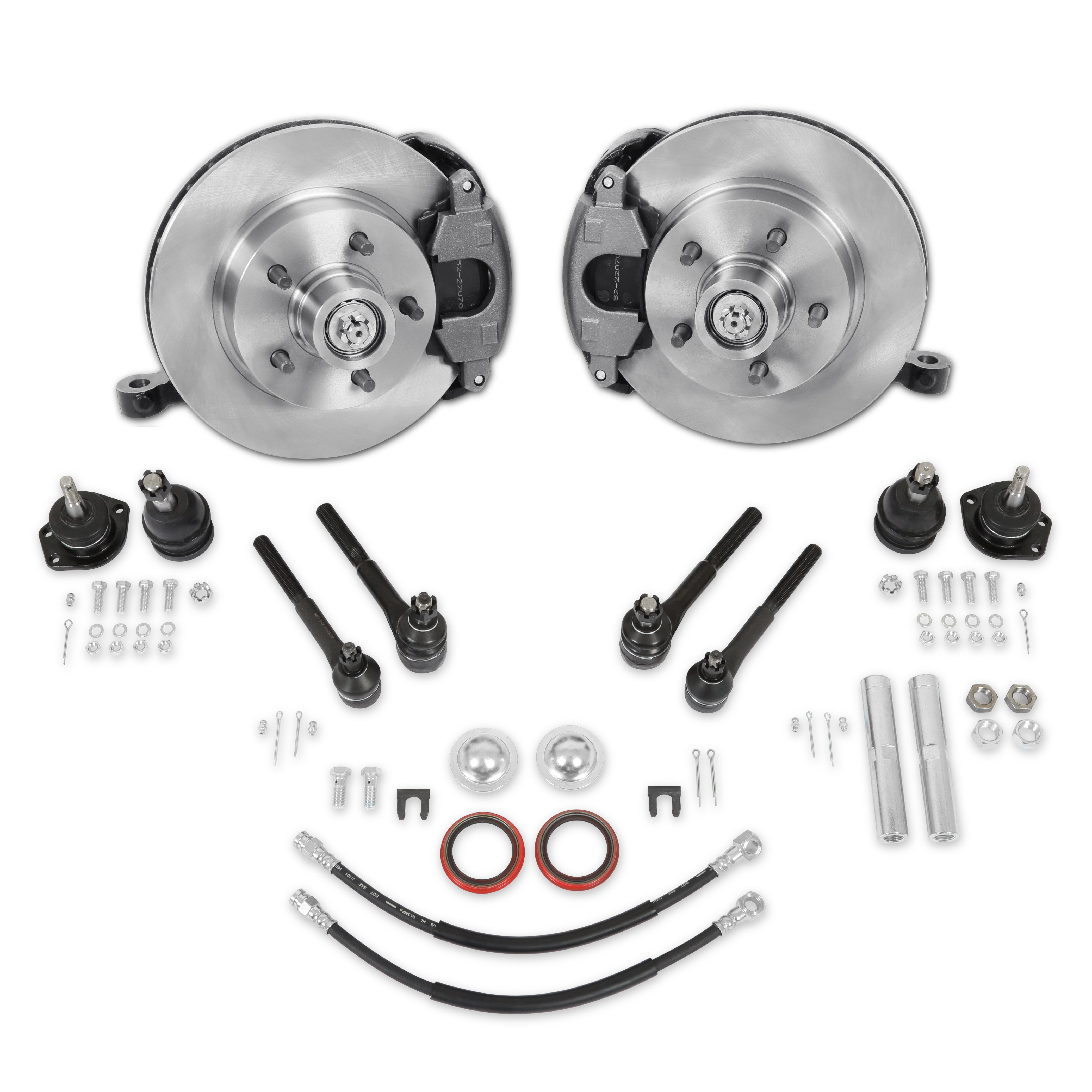 Brothers Trucks Deluxe Disc Brake Conversion-5 Lug-Drop Spindles-RWD