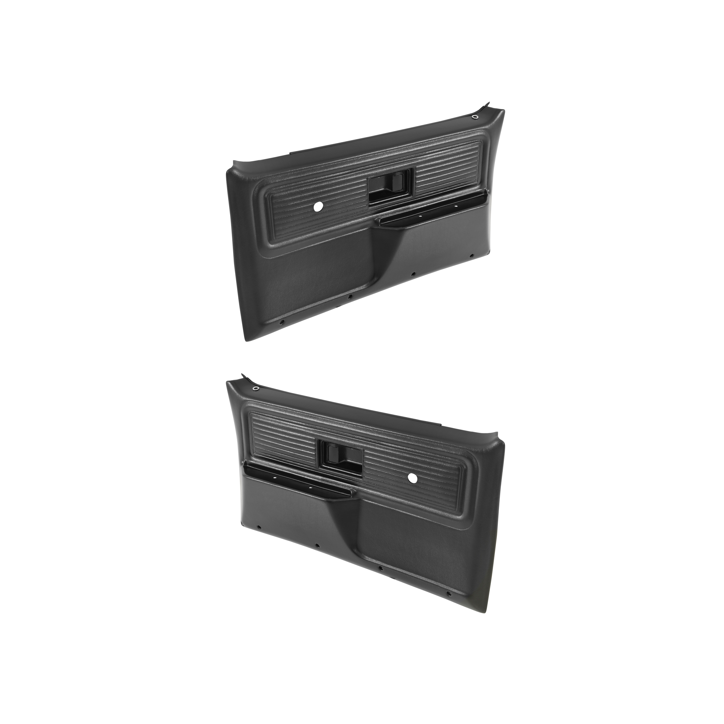 Brothers Trucks Replacement Door Panels-Front-Non Power-Black-Pair
