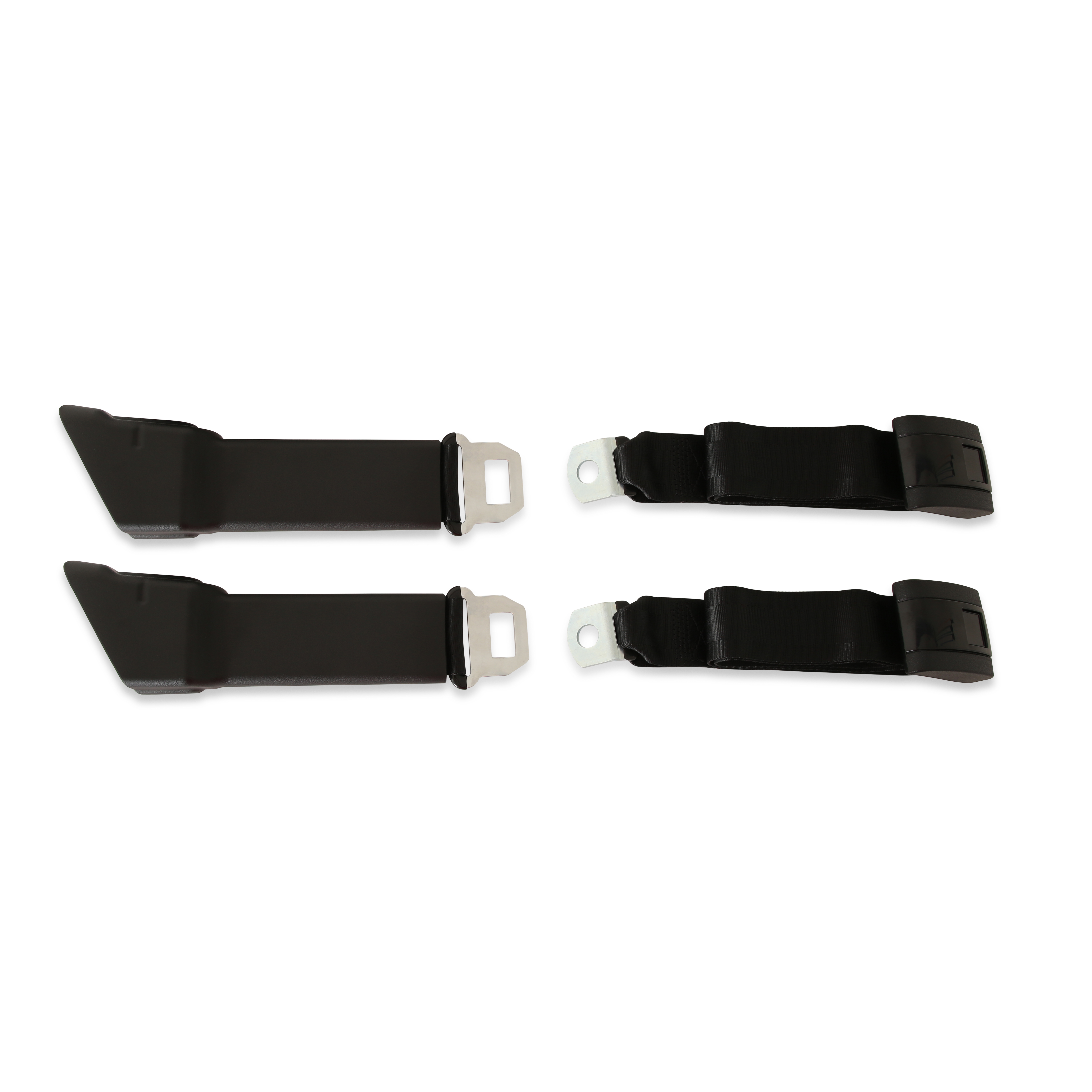 Brothers Trucks Seat Belt Kit - Lap Belt - 2-Point - Black - Pair