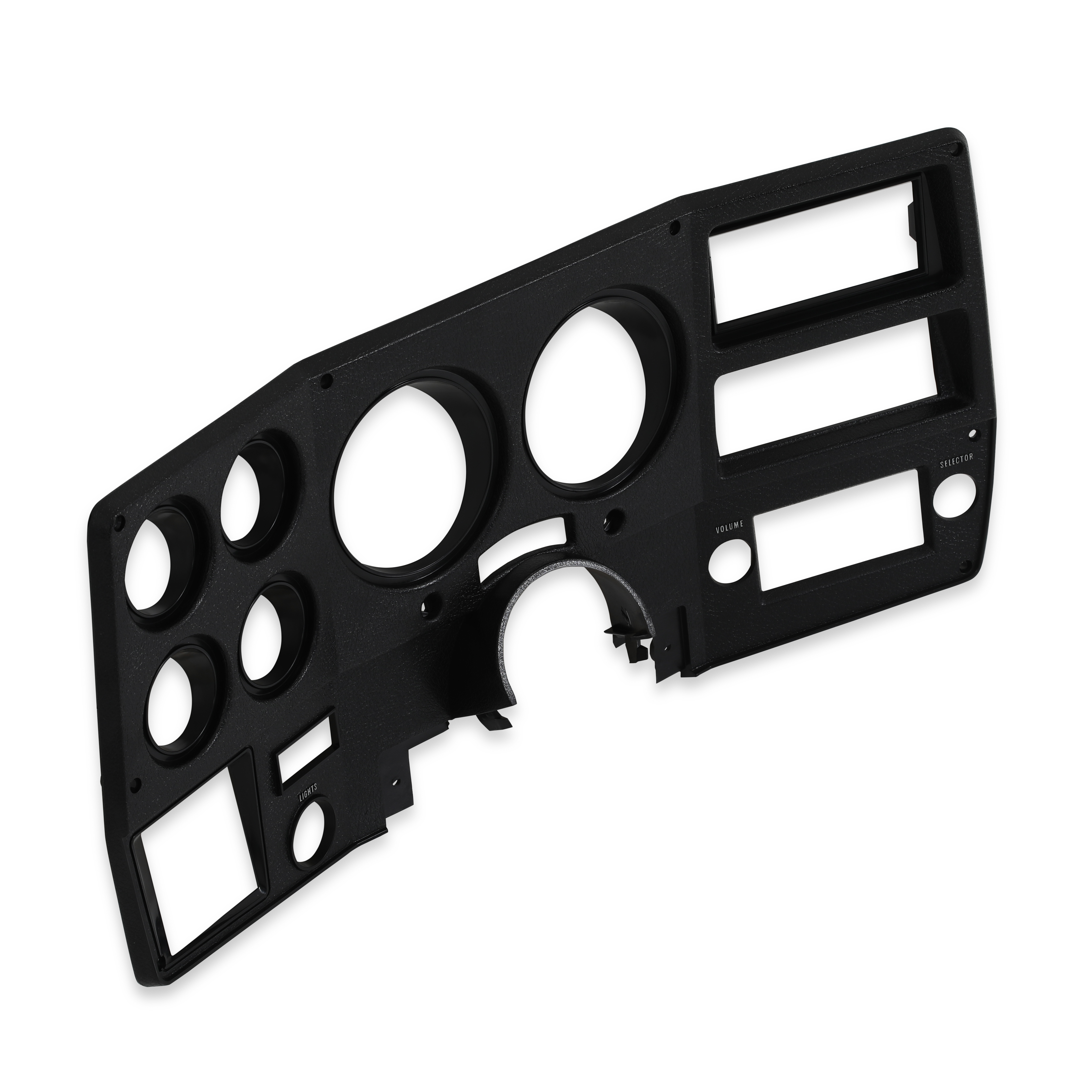 Brothers Trucks Instrument Bezel - With A/C - Black/Chrome - Image 2