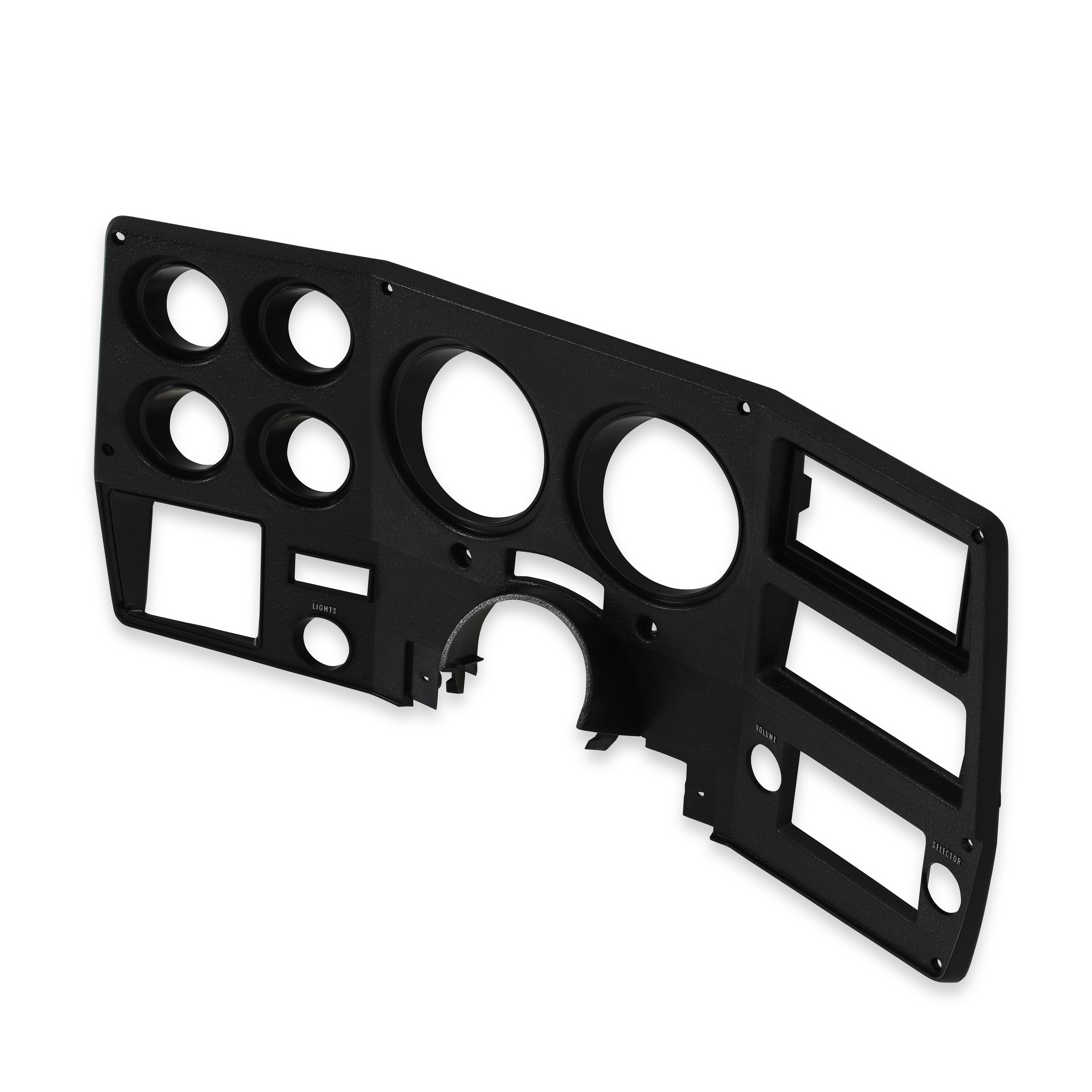 Brothers Trucks Instrument Bezel - With A/C - Black/Chrome - Image 3
