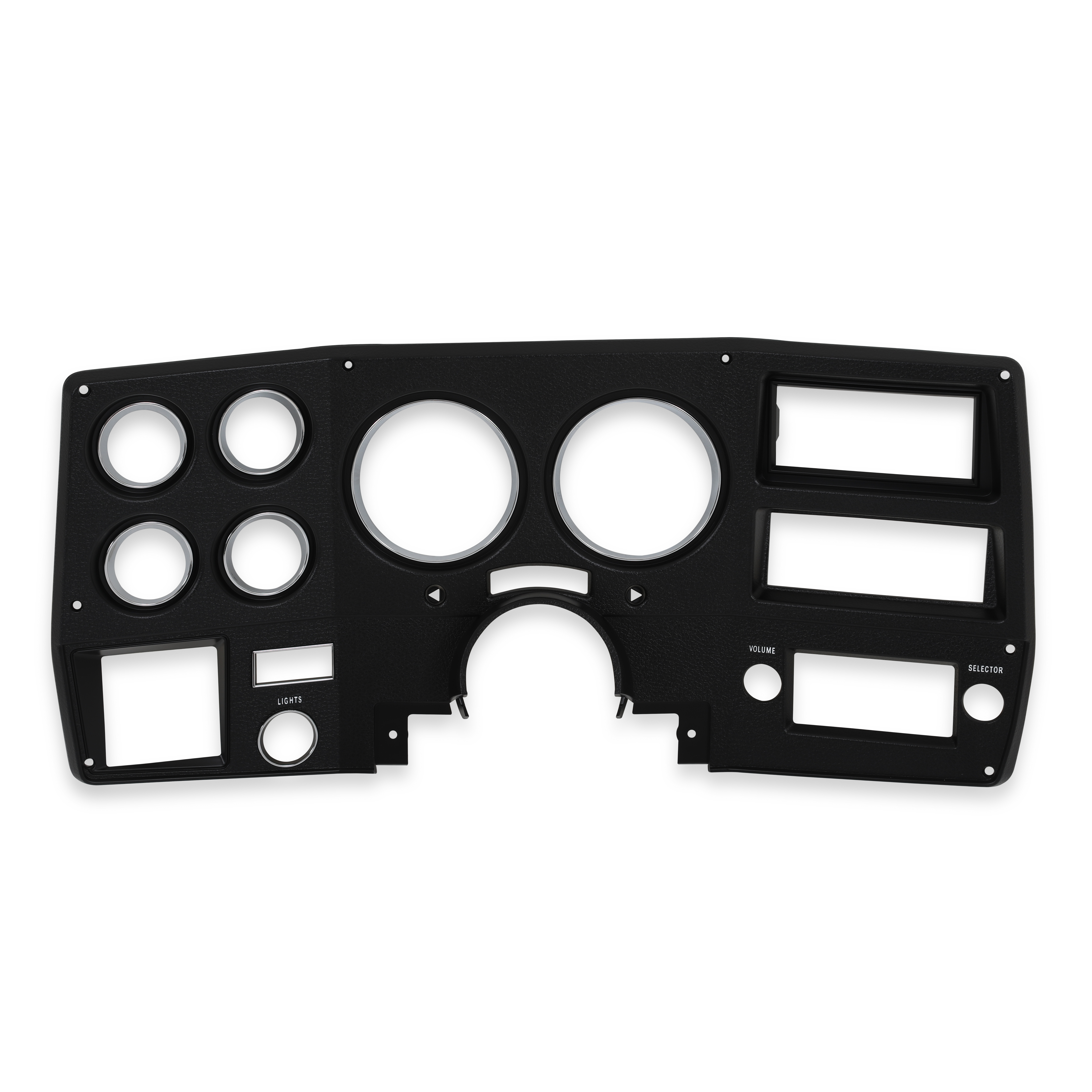 Brothers Trucks Instrument Bezel - With A/C - Black/Chrome - Image 2