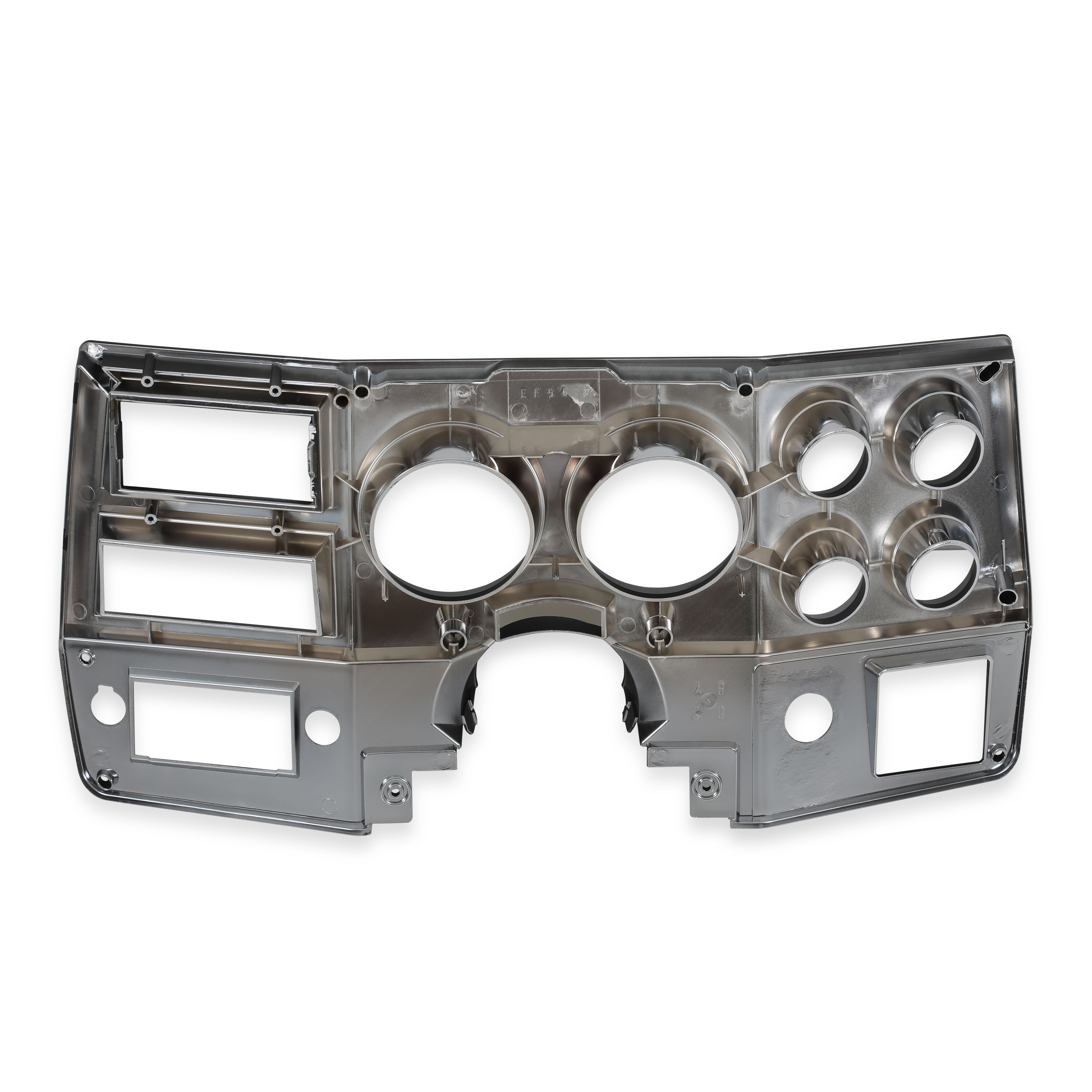 Brothers Trucks Instrument Bezel - With A/C - Black/Chrome