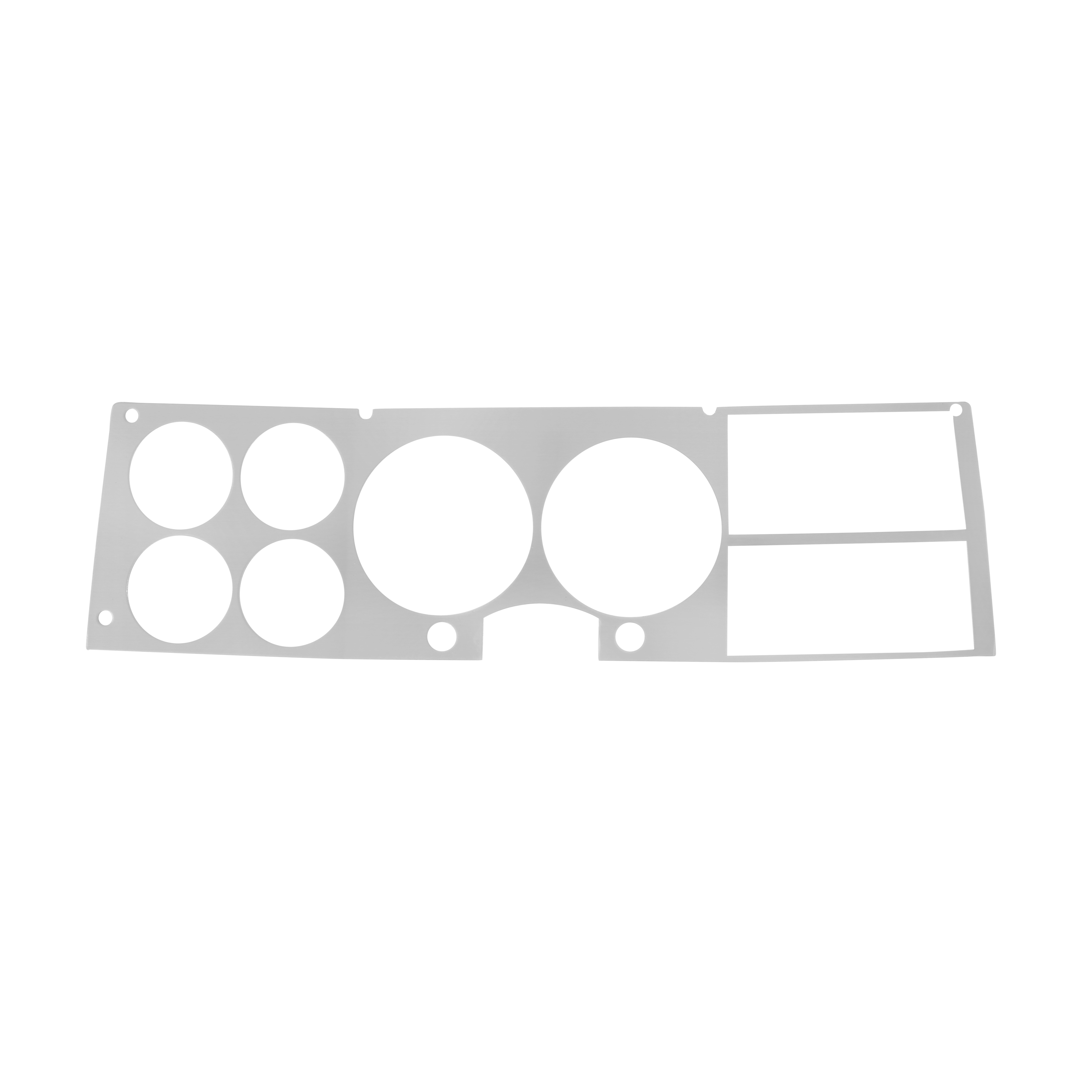 Brothers Trucks Instrument Bezel Trim - Brushed Aluminum - Image 3