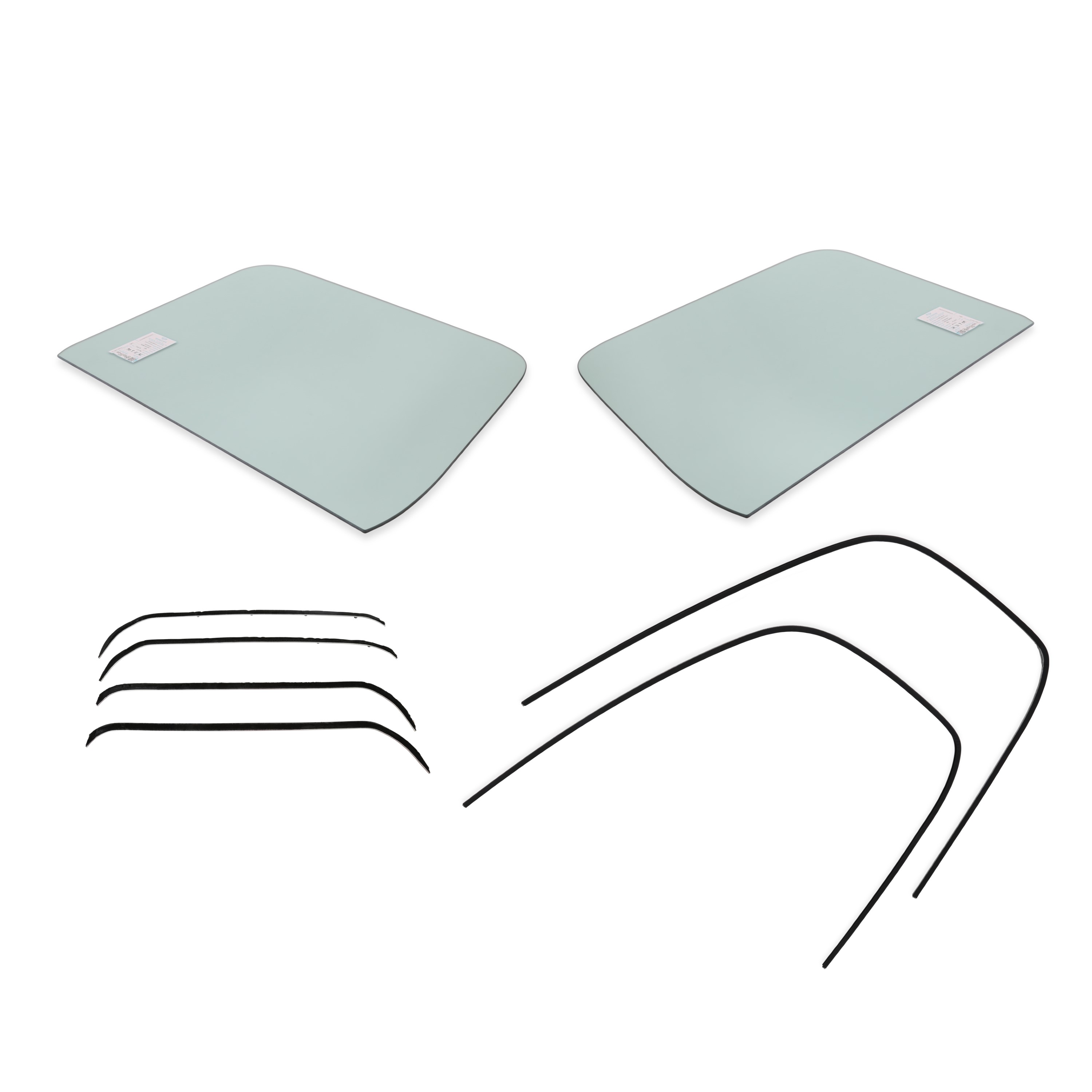 Brothers Trucks 1 Piece Window Kit - Factory Green - Manual - Pair - Image 3