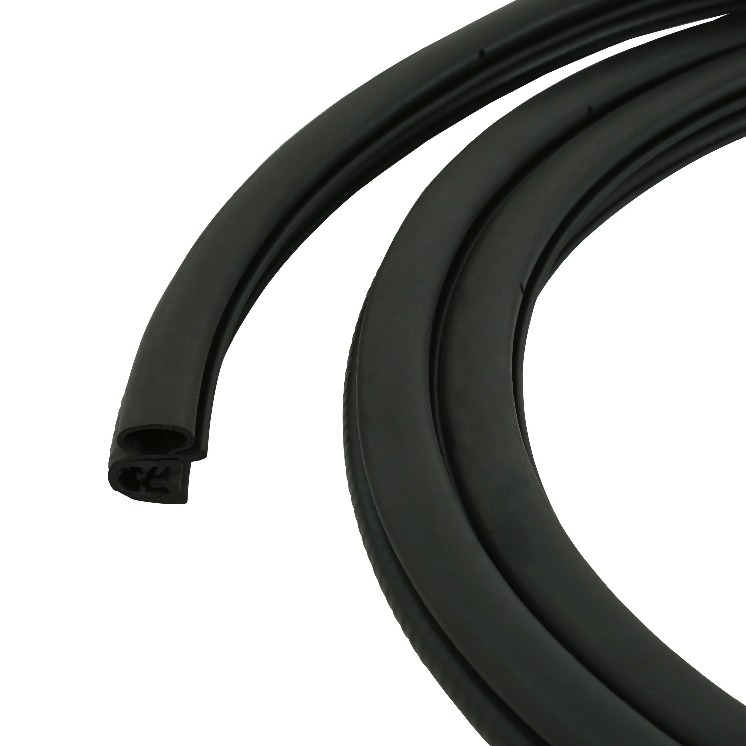 Brothers Trucks Door Weatherstrip Set - Lower - Push-On - Pair - Image 3