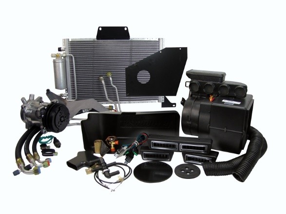 Brothers Trucks A/C System - Complete Under-Dash Vents - Non-A/C Cab