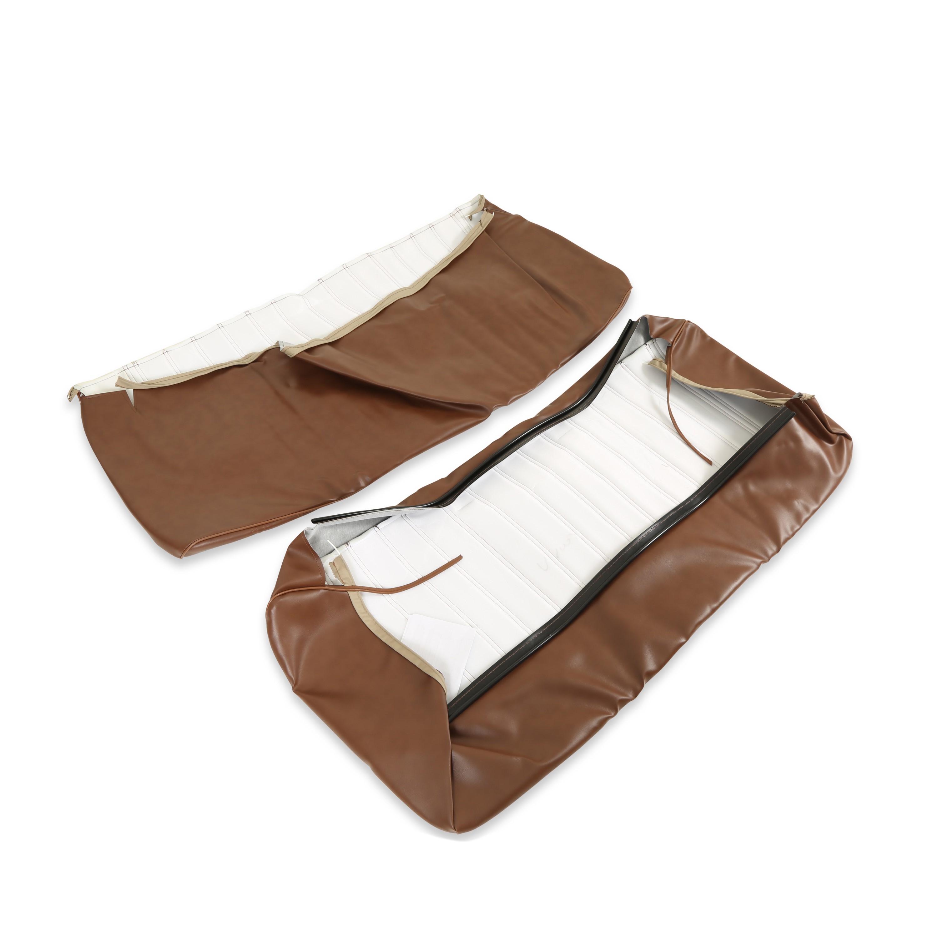Brothers Trucks Front Bench Seat Cover - Madrid Vinyl - Saddle